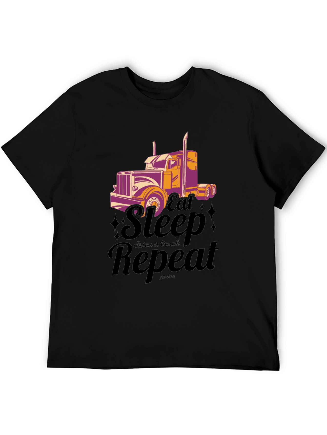 Eat Sleep Drive A Truck Repeat T-shirt