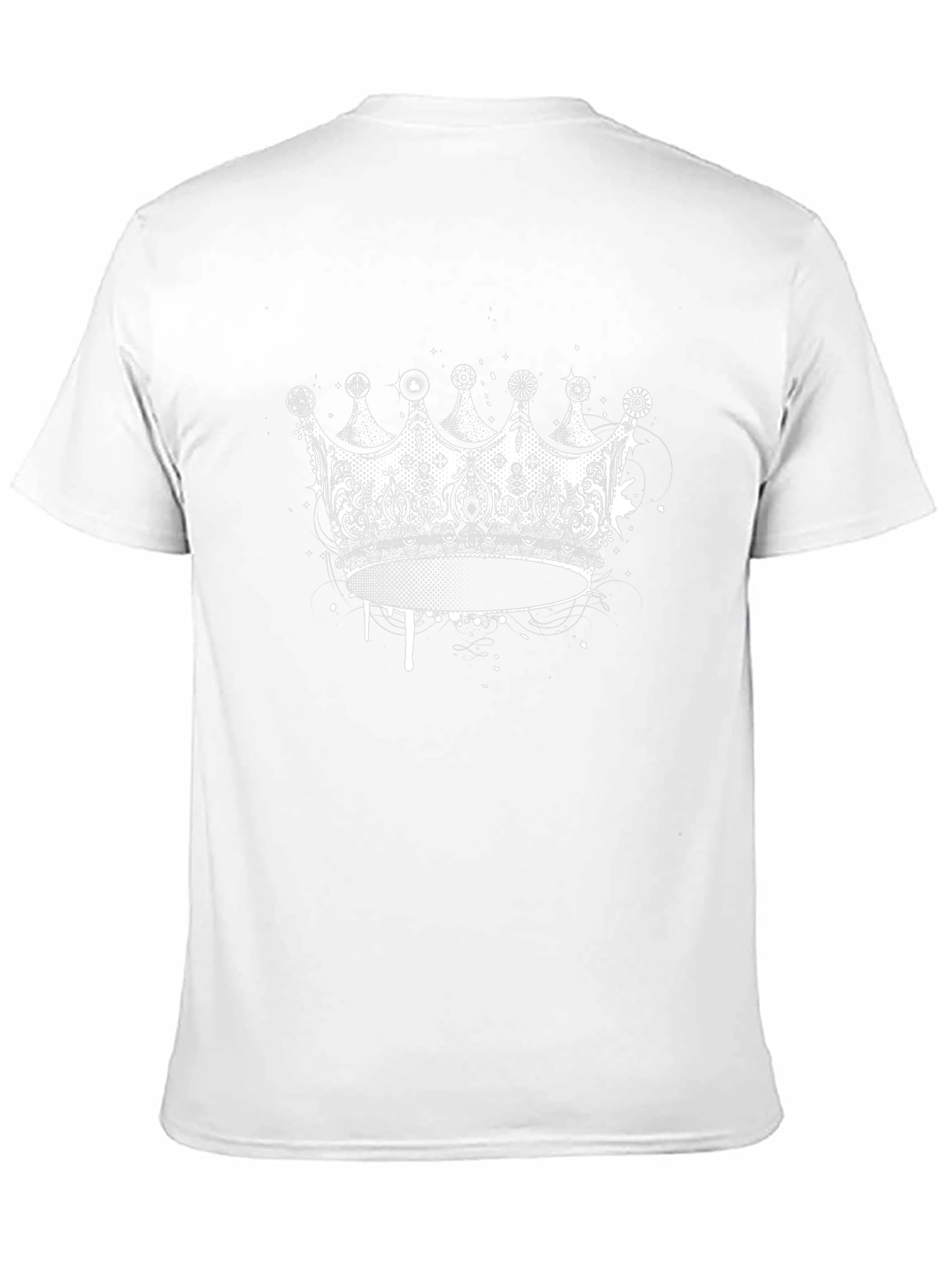 Crown Graphic Print Black T-Shirt