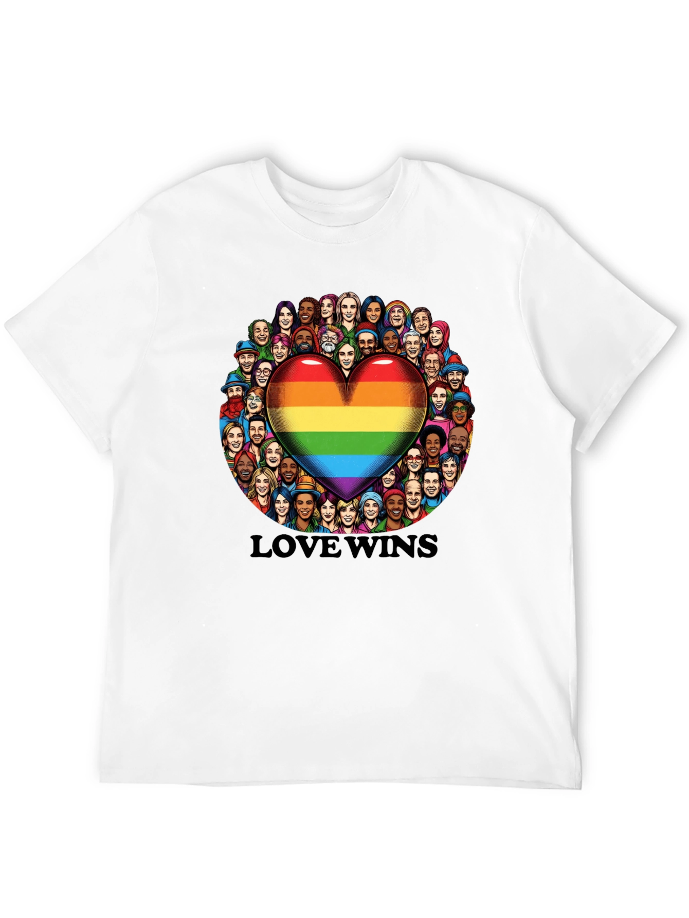 Love Wins Graphic T-Shirt - LGBTQ+ Pride Shirt