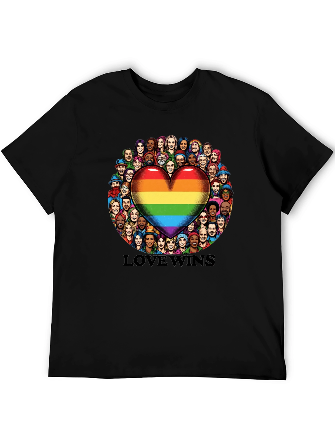 Love Wins Graphic T-Shirt - LGBTQ+ Pride Shirt