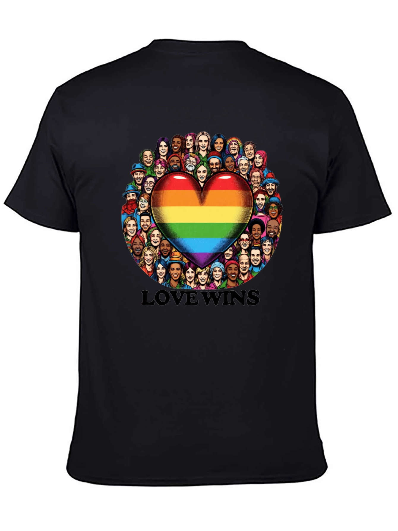 Love Wins Graphic T-Shirt - LGBTQ+ Pride Shirt