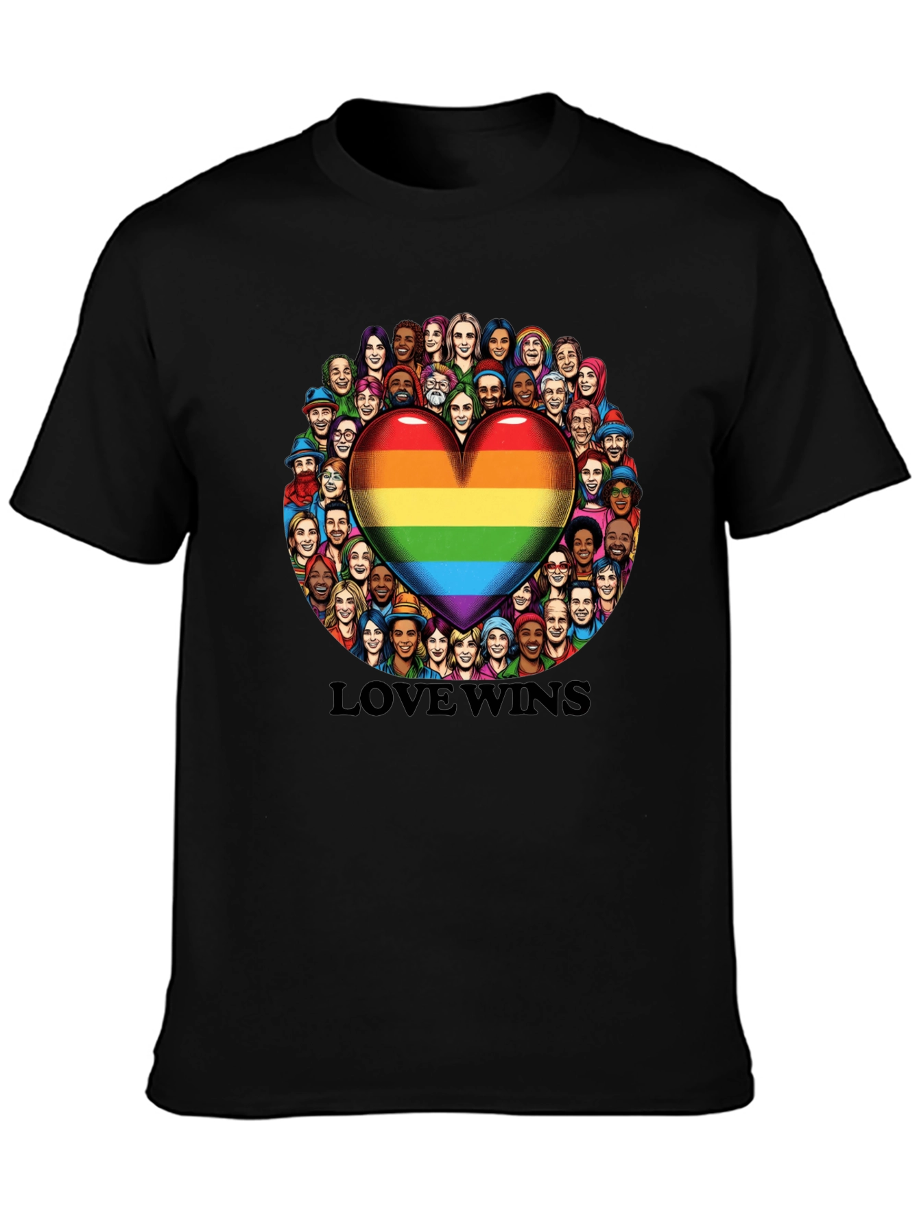 Love Wins Graphic T-Shirt - LGBTQ+ Pride Shirt