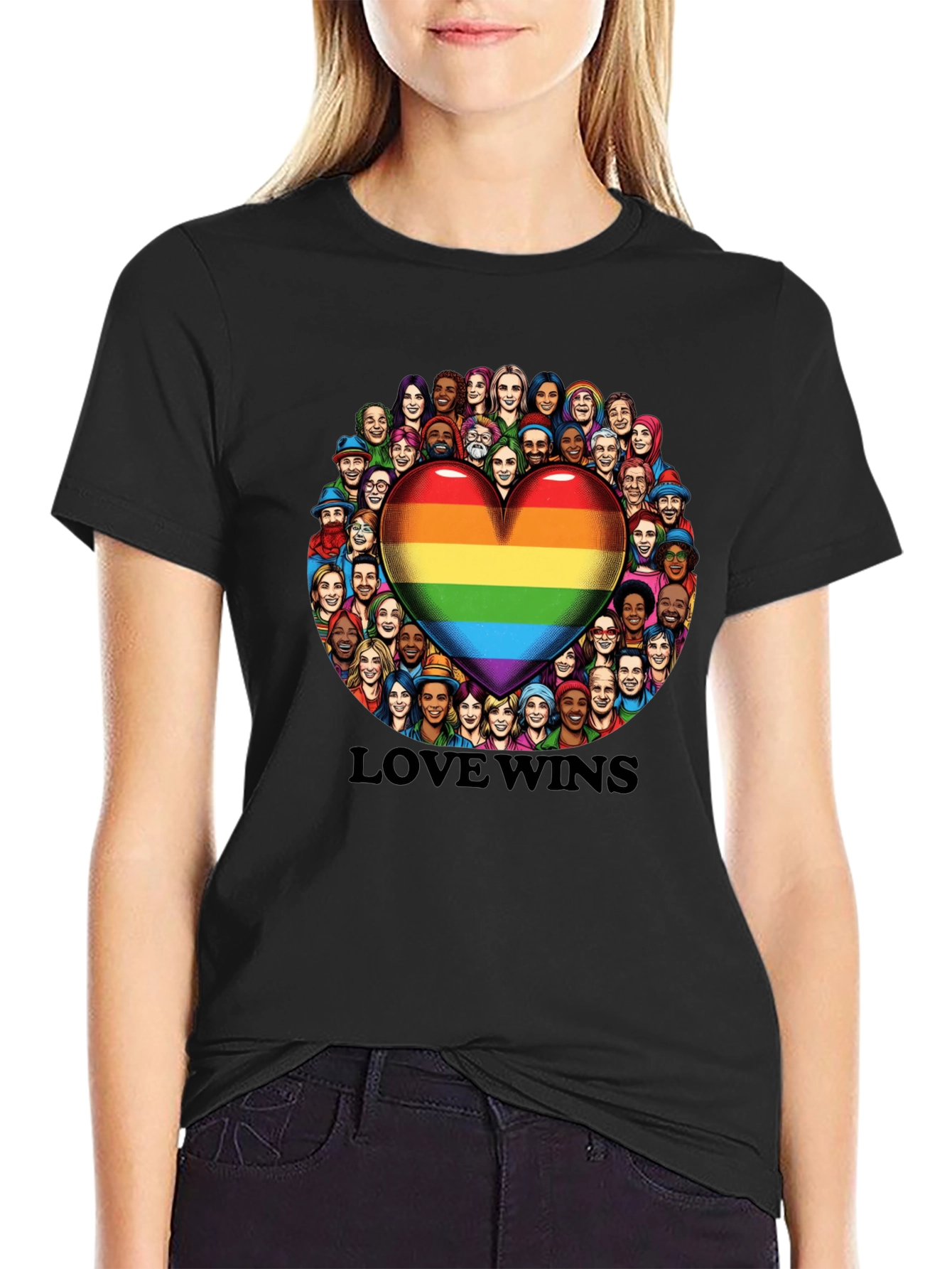 Love Wins Graphic T-Shirt - LGBTQ+ Pride Shirt