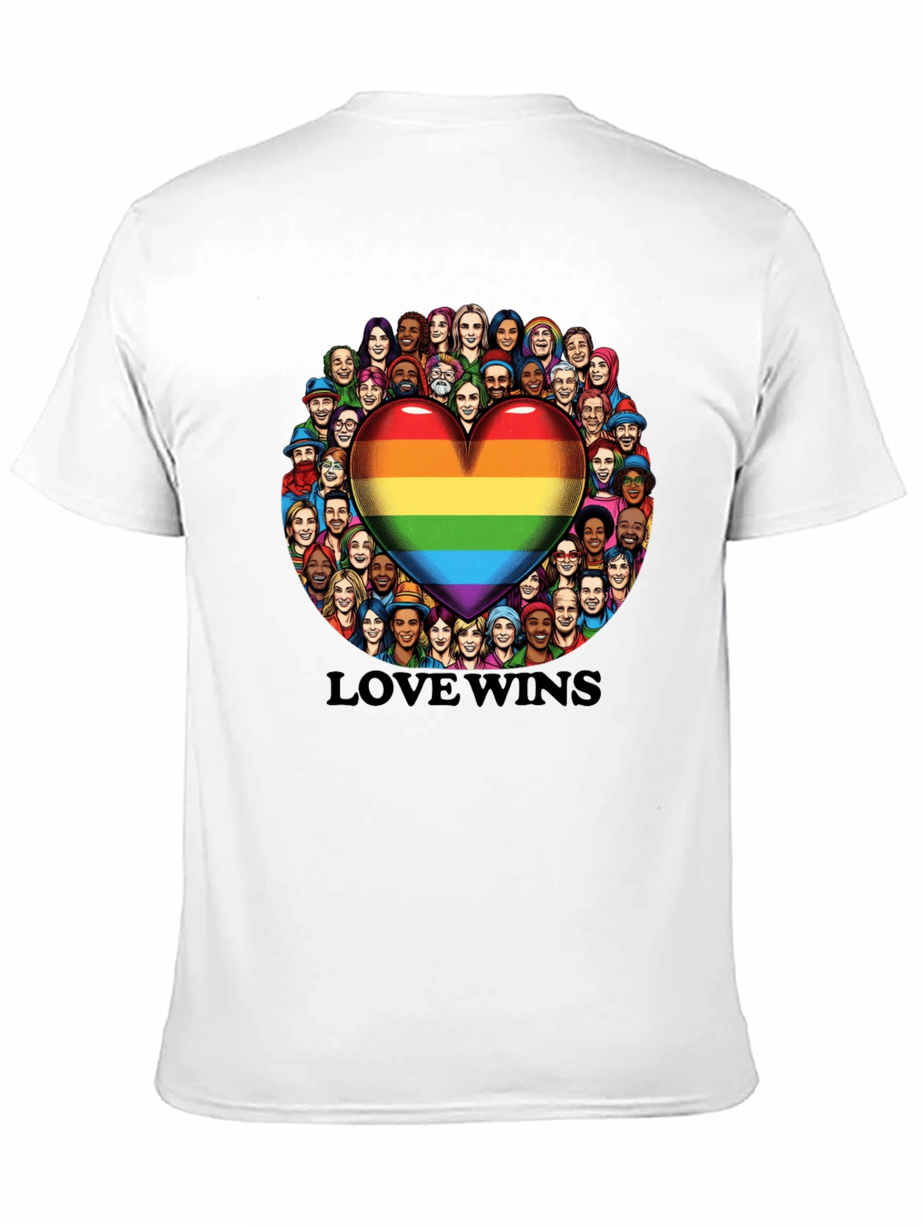 Love Wins Graphic T-Shirt - LGBTQ+ Pride Shirt