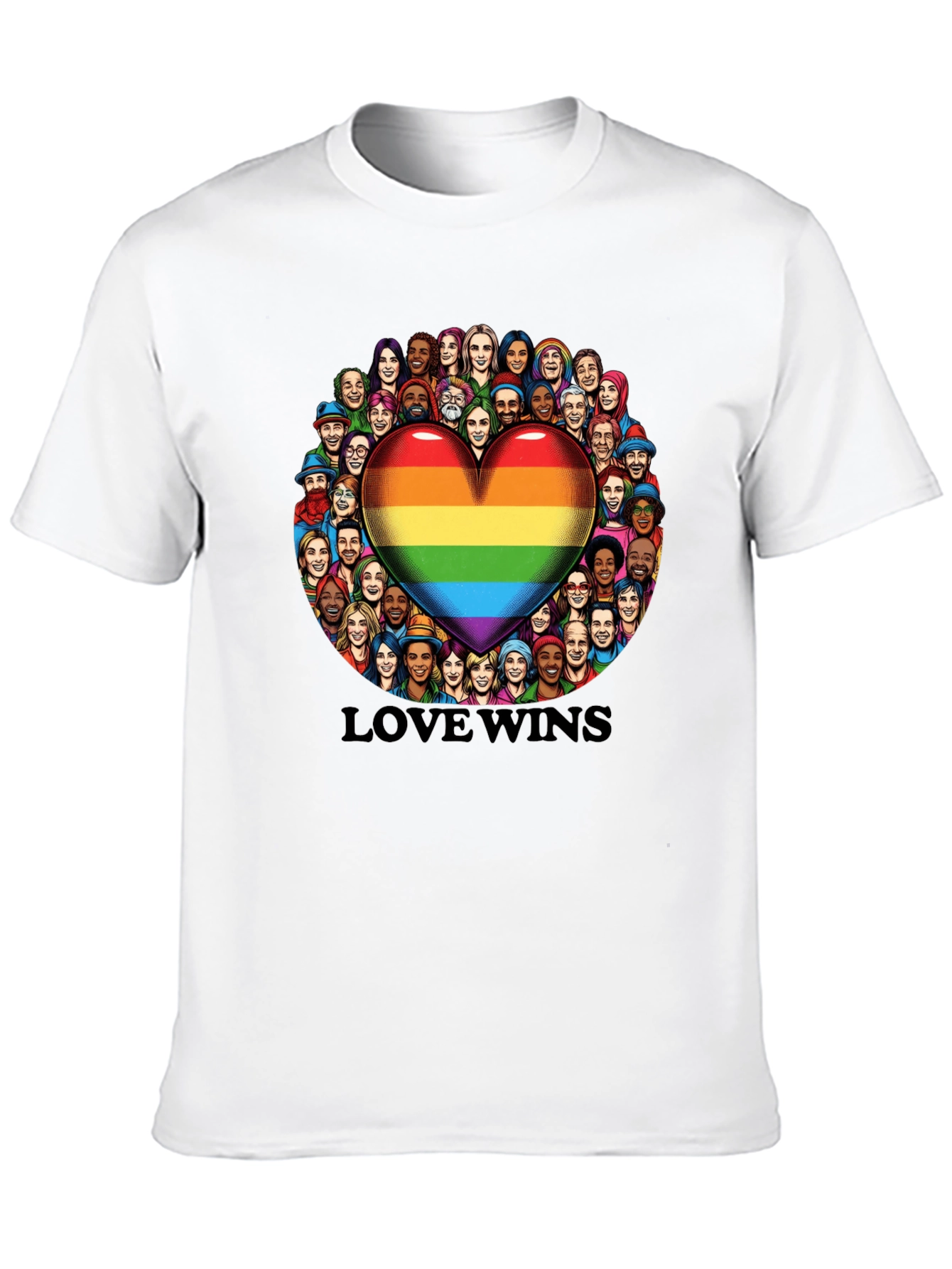 Love Wins Graphic T-Shirt - LGBTQ+ Pride Shirt