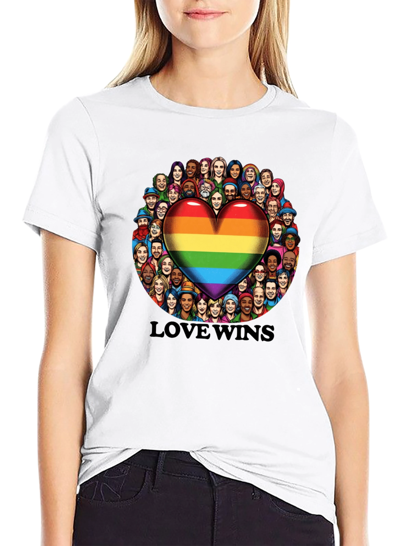 Love Wins Graphic T-Shirt - LGBTQ+ Pride Shirt