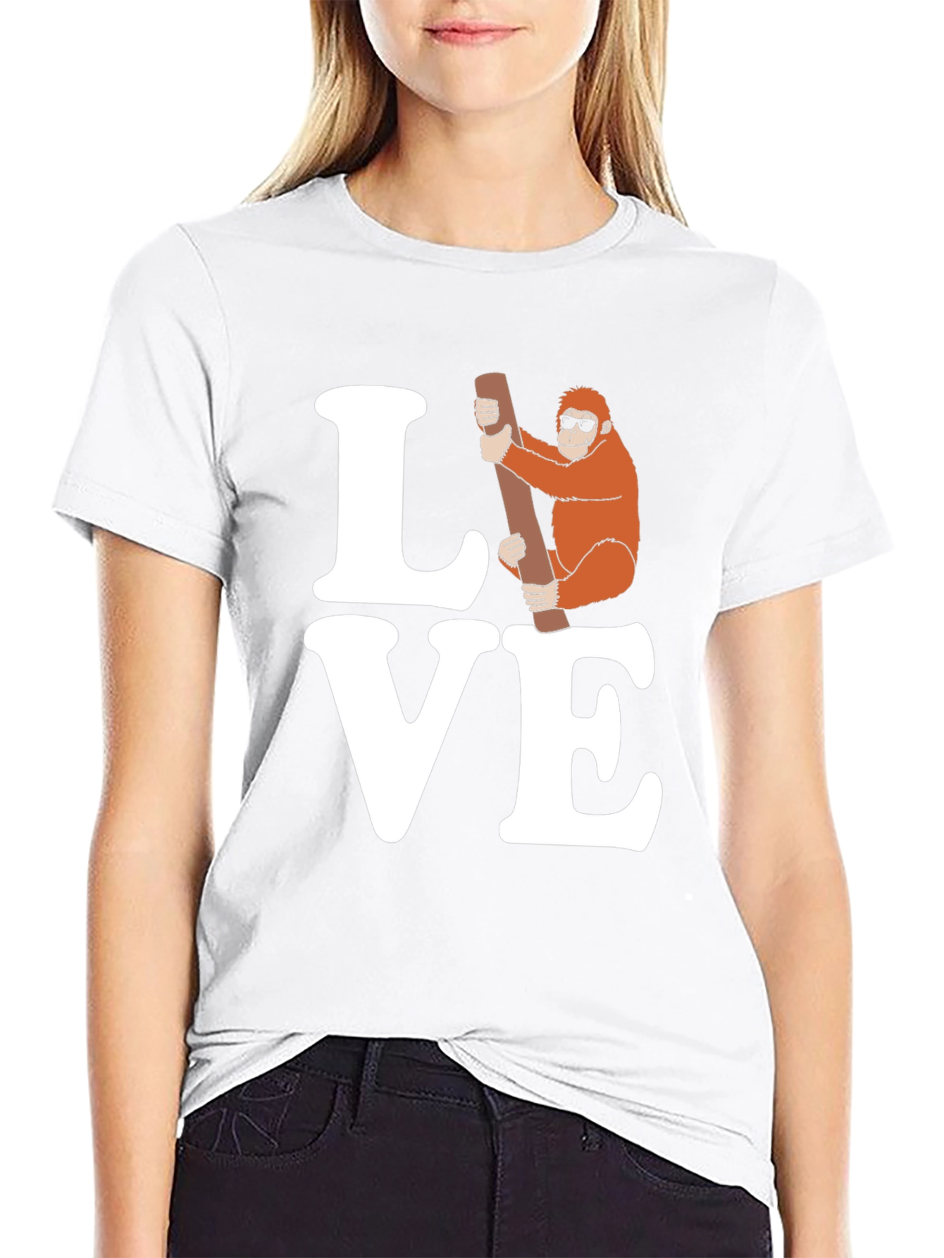 Love Orangutan T-Shirt - Fun Graphic Tee