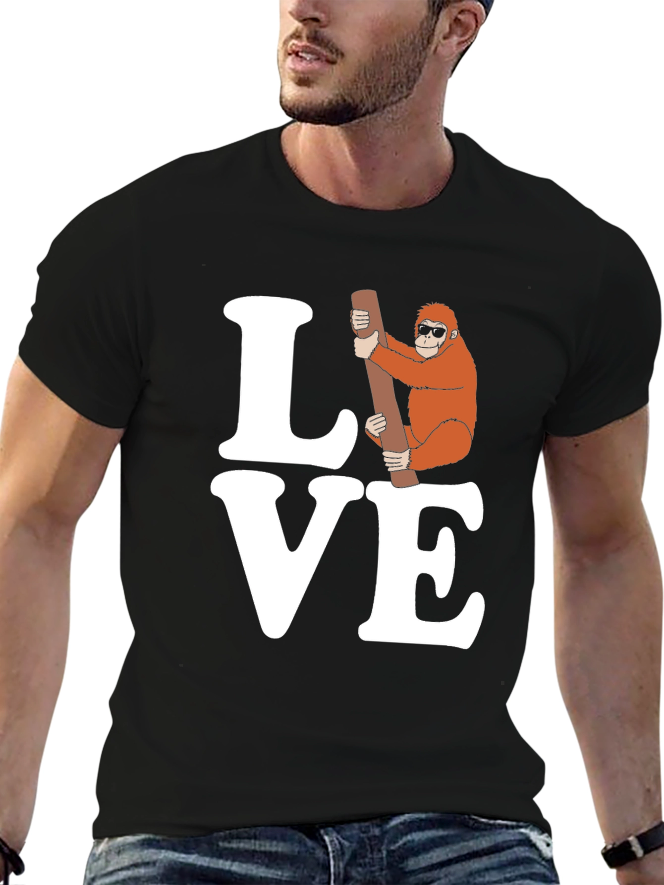 Love Orangutan T-Shirt - Fun Graphic Tee