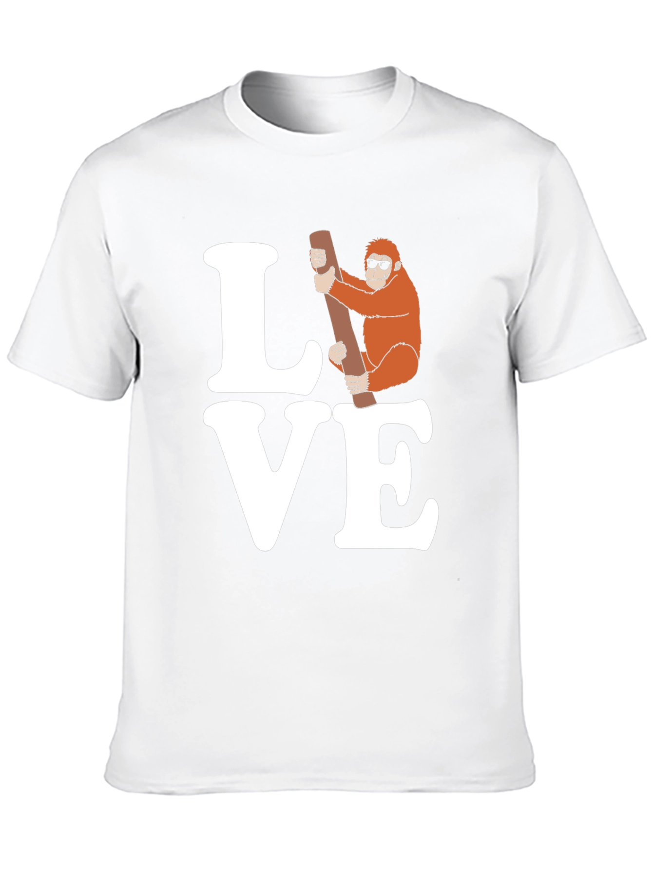 Love Orangutan T-Shirt - Fun Graphic Tee