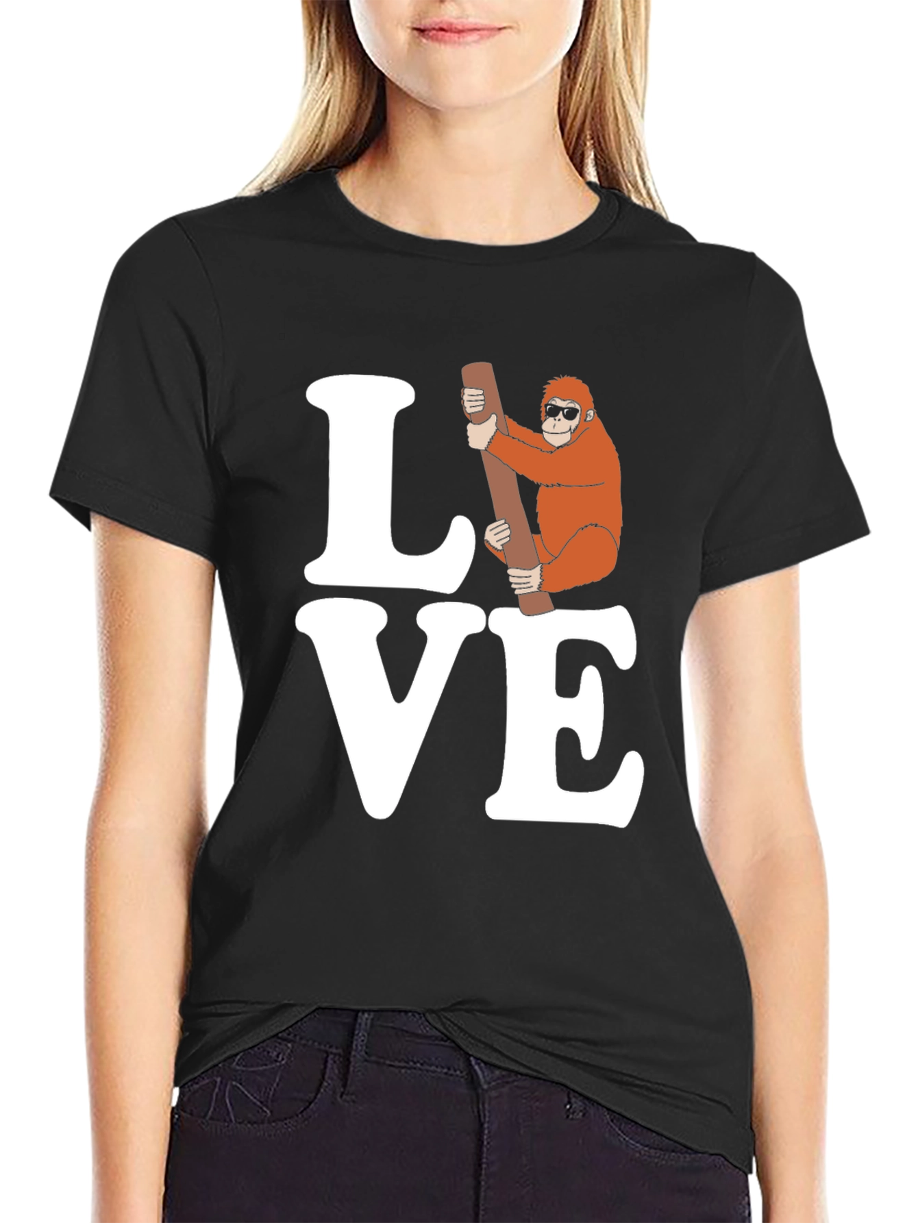 Love Orangutan T-Shirt - Fun Graphic Tee