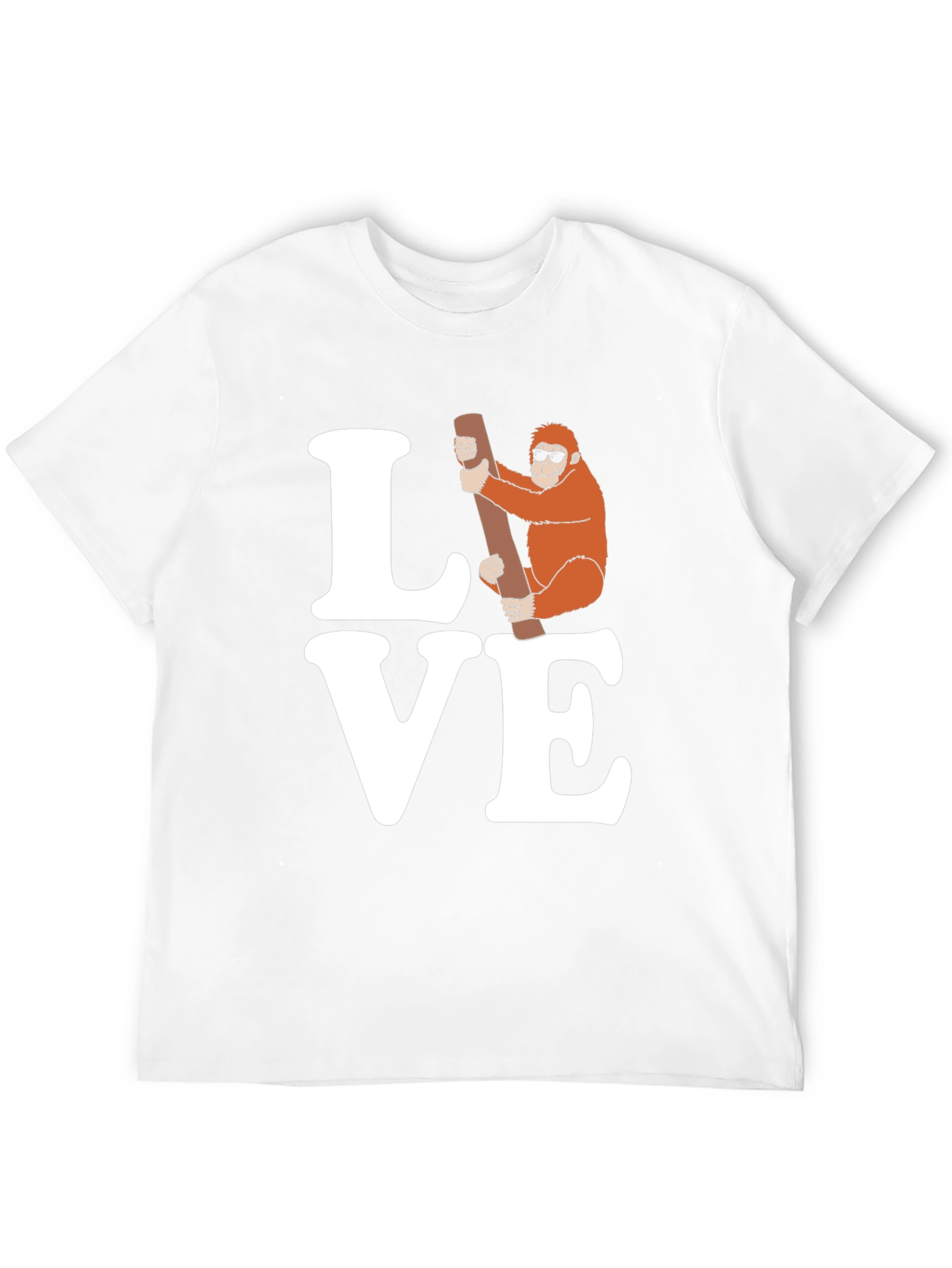 Love Orangutan T-Shirt - Fun Graphic Tee