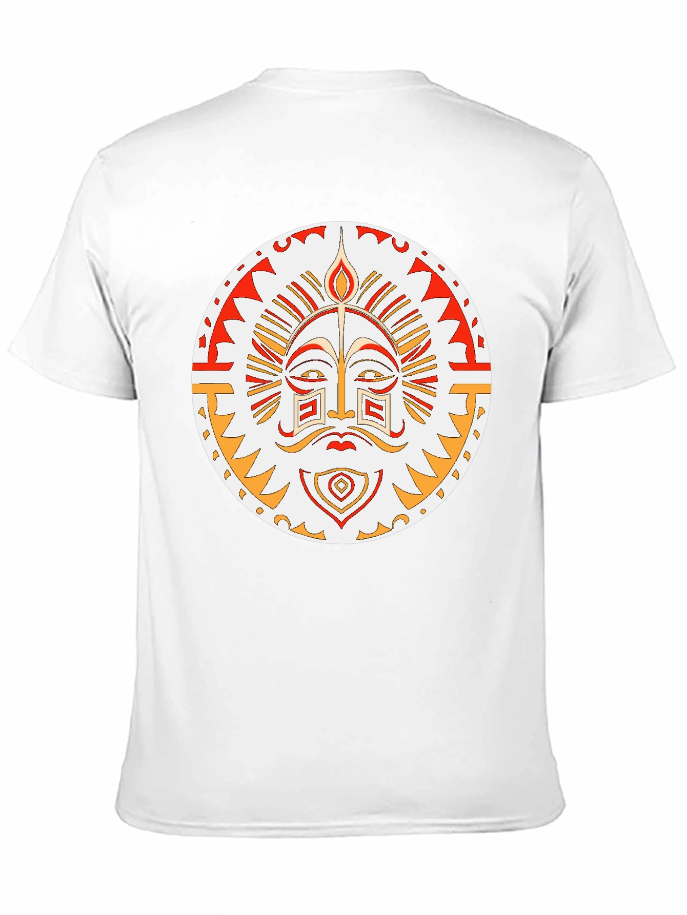 Tribal Sun Graphic T-Shirt - Unique Design