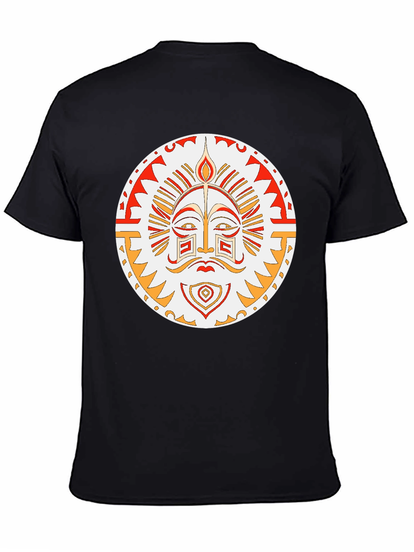 Tribal Sun Graphic T-Shirt - Unique Design