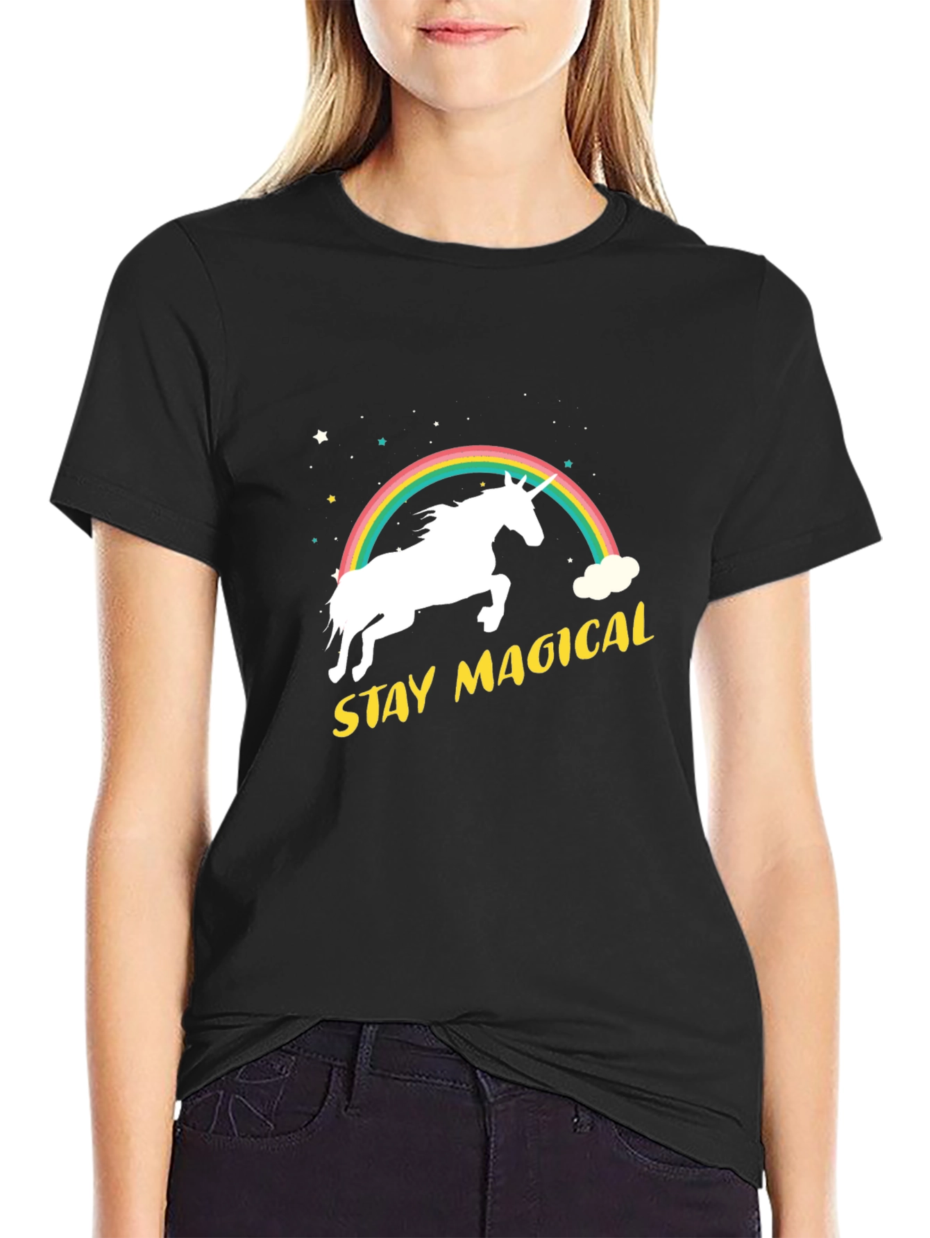 Magical Unicorn Rainbow Graphic Tee