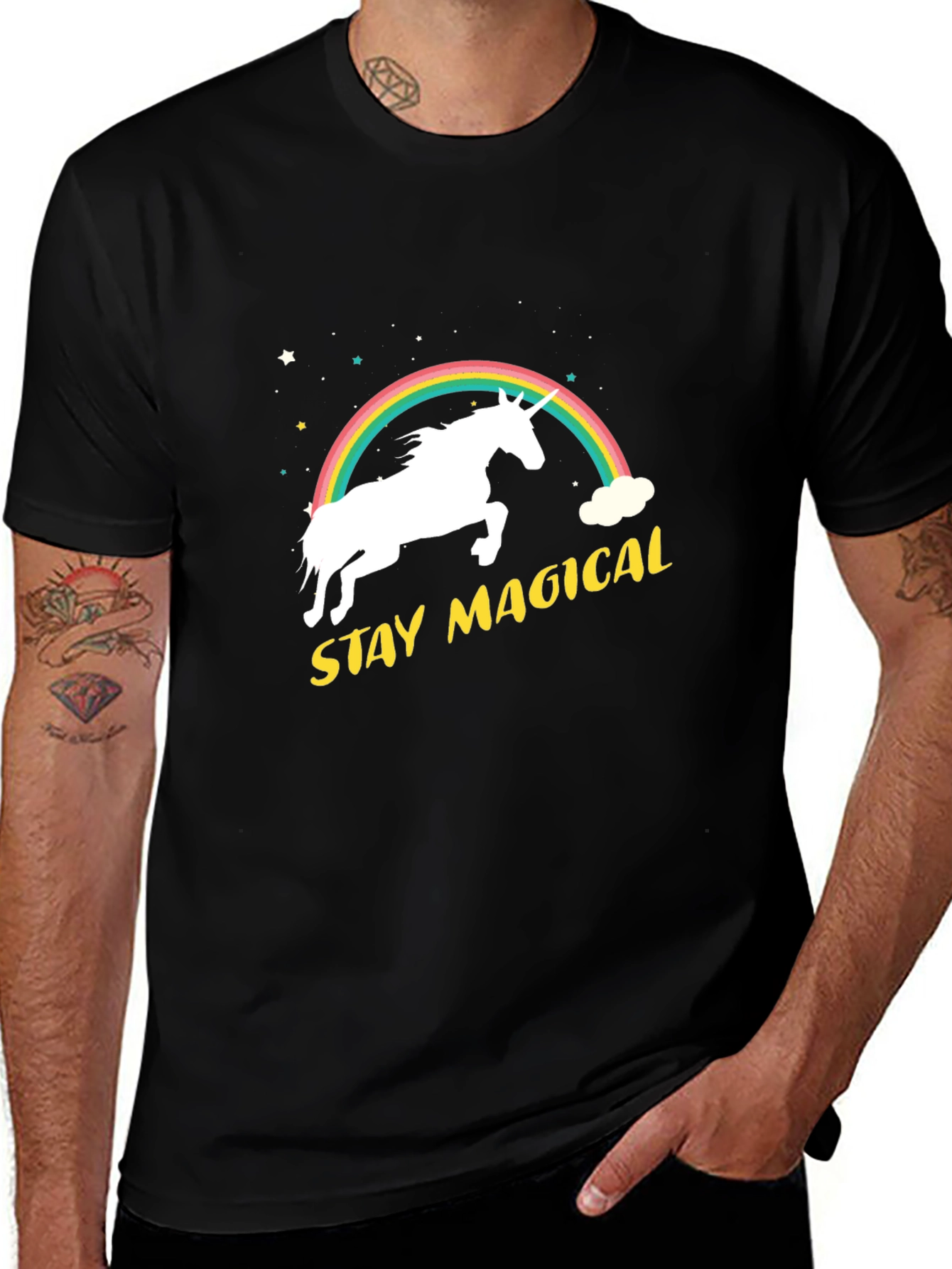 Magical Unicorn Rainbow Graphic Tee