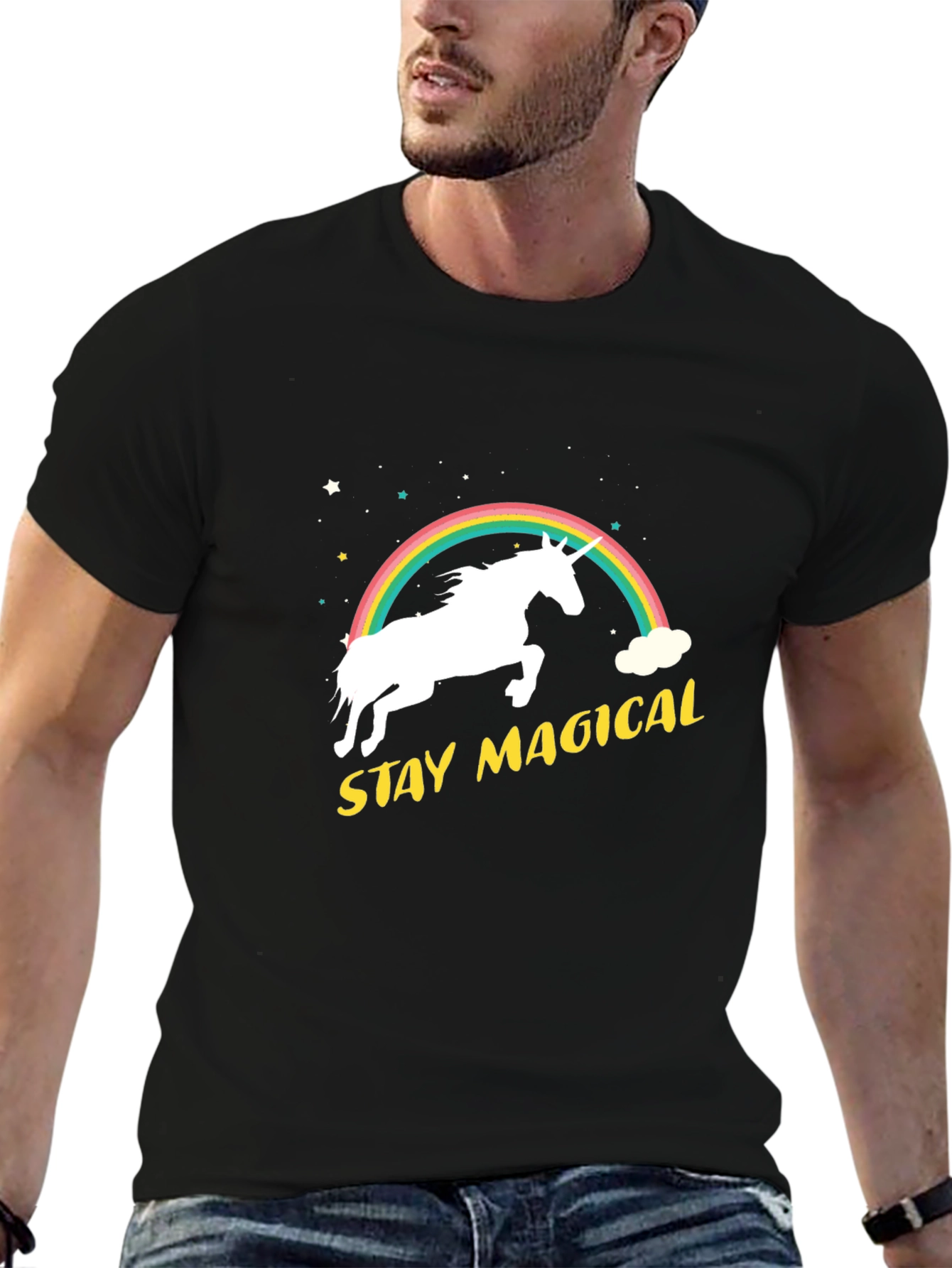 Magical Unicorn Rainbow Graphic Tee