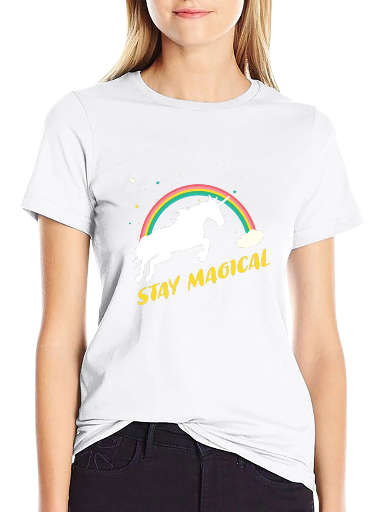 Magical Unicorn Rainbow Graphic Tee