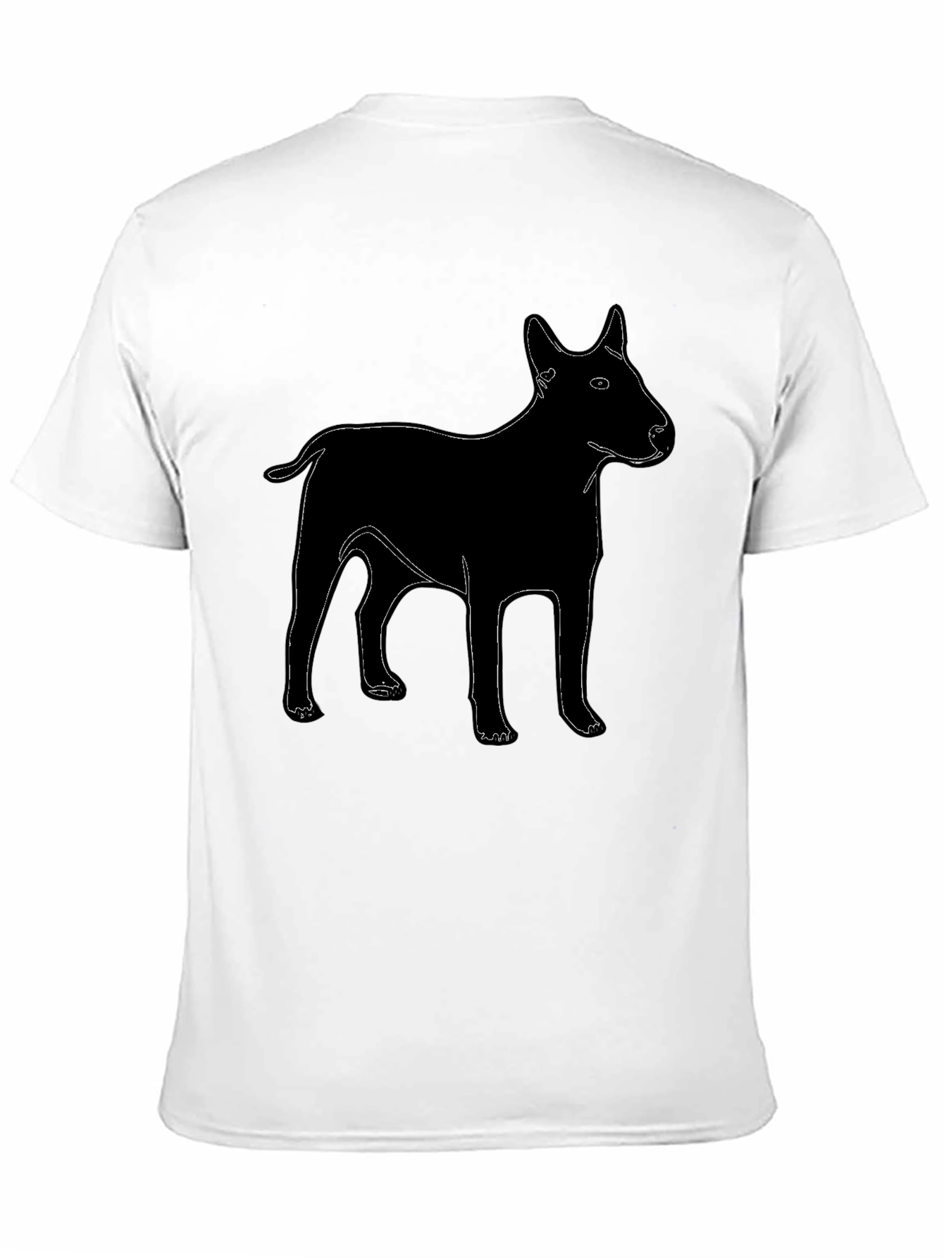 Dog Graphic T-Shirt - Black