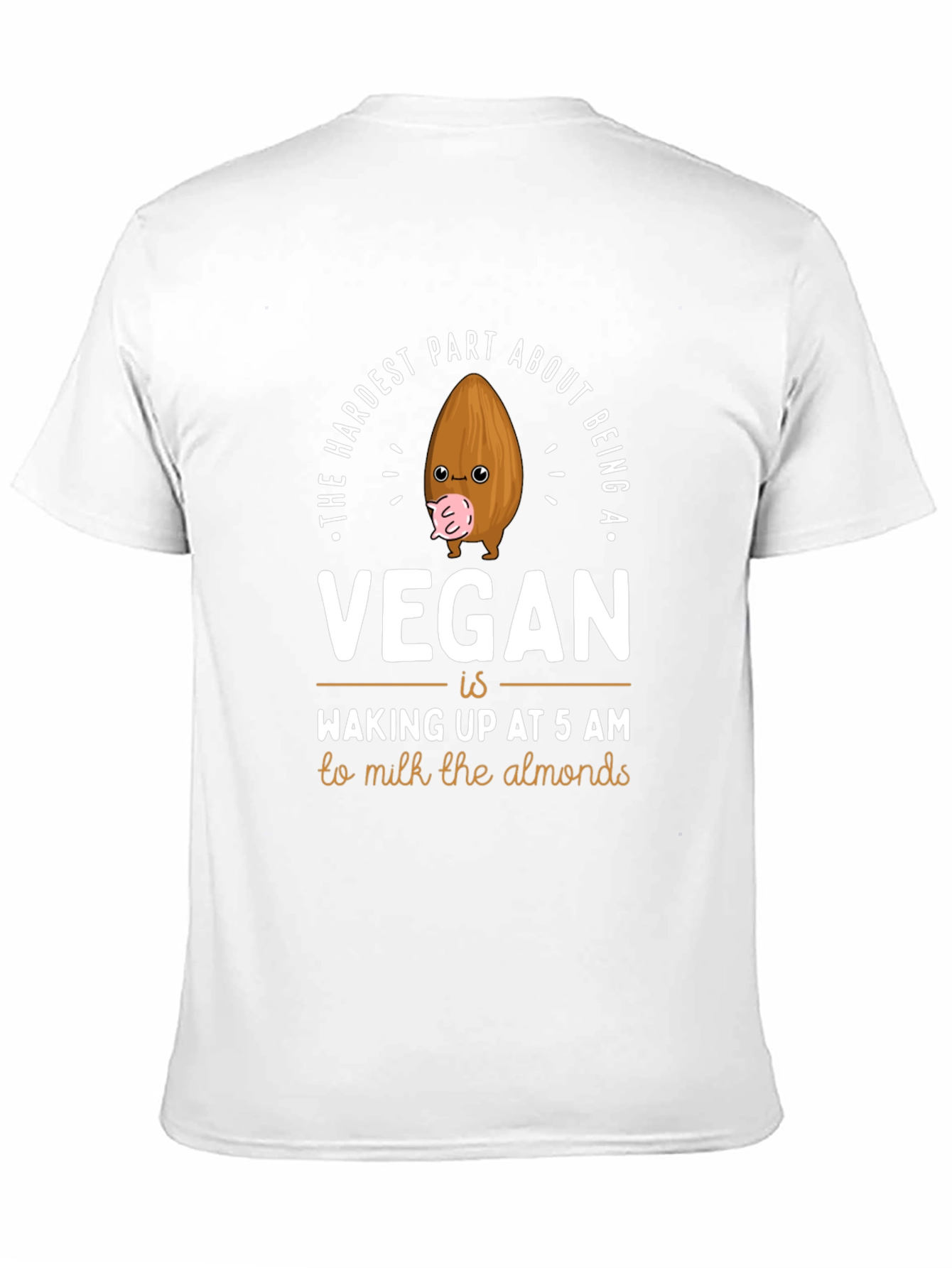 Vegan Almond Milk T-Shirt: Funny Vegan Graphic Tee
