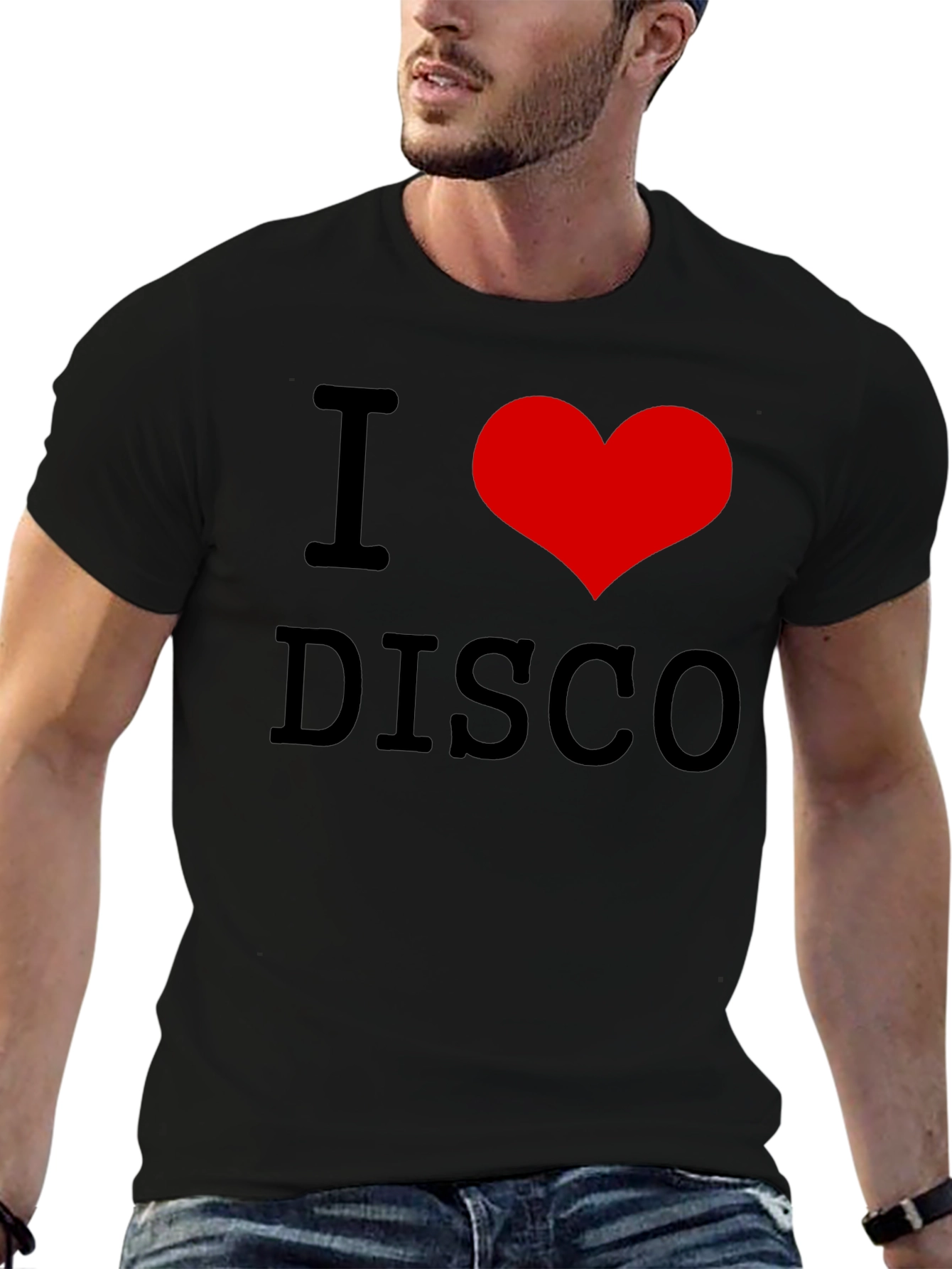 I Heart Disco Graphic Tee - Retro Dance Shirt