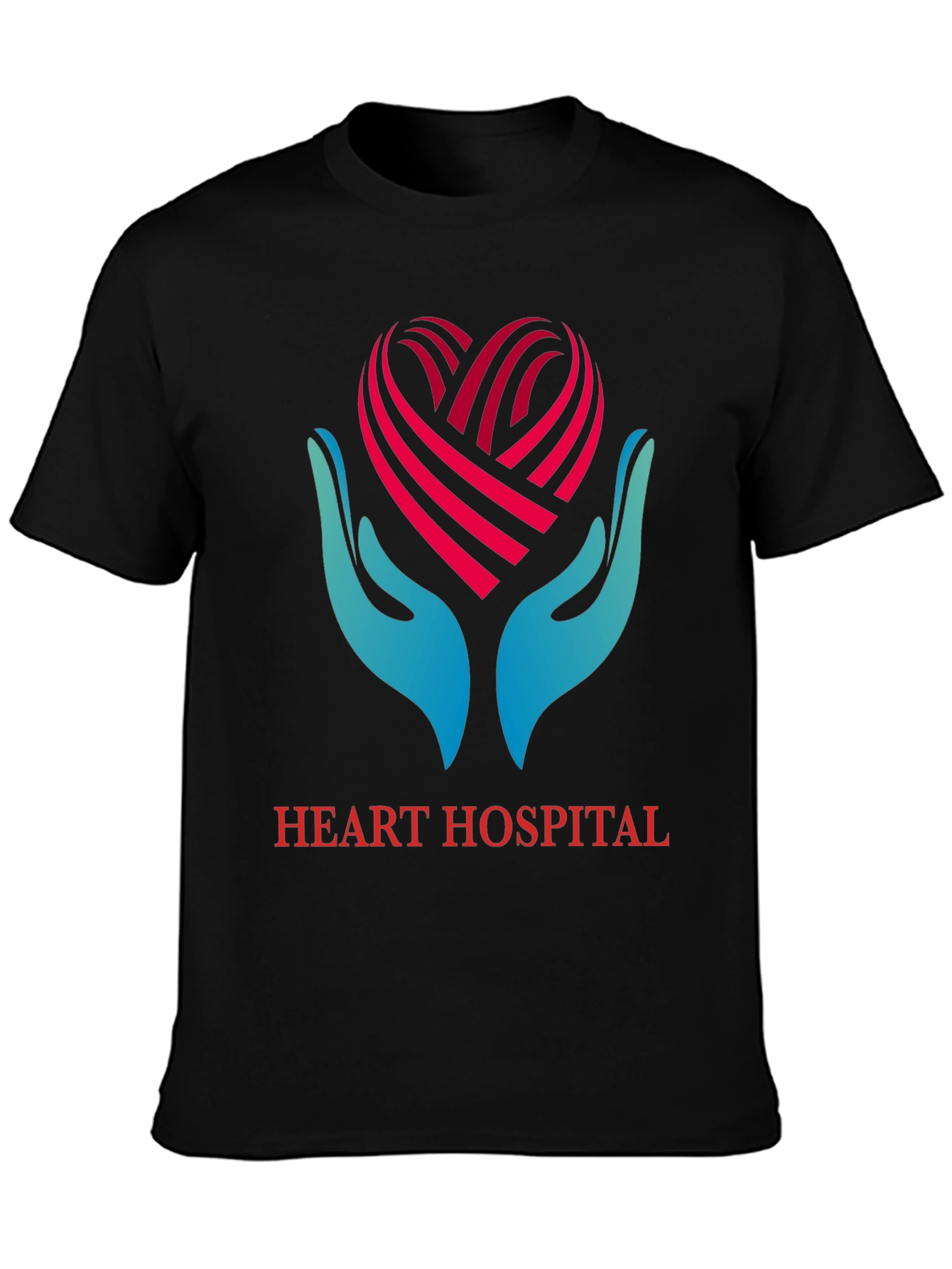 Heart Hospital Graphic T-Shirt - Medical Love Tee