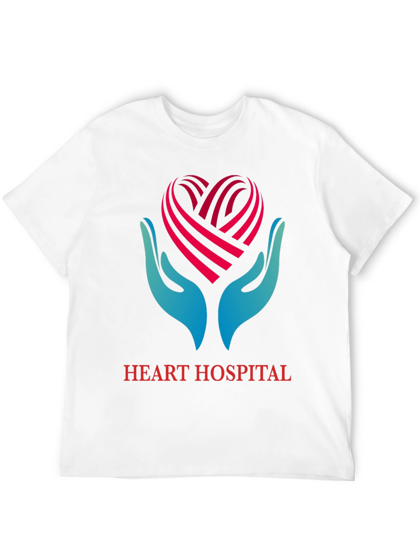 Heart Hospital Graphic T-Shirt - Medical Love Tee