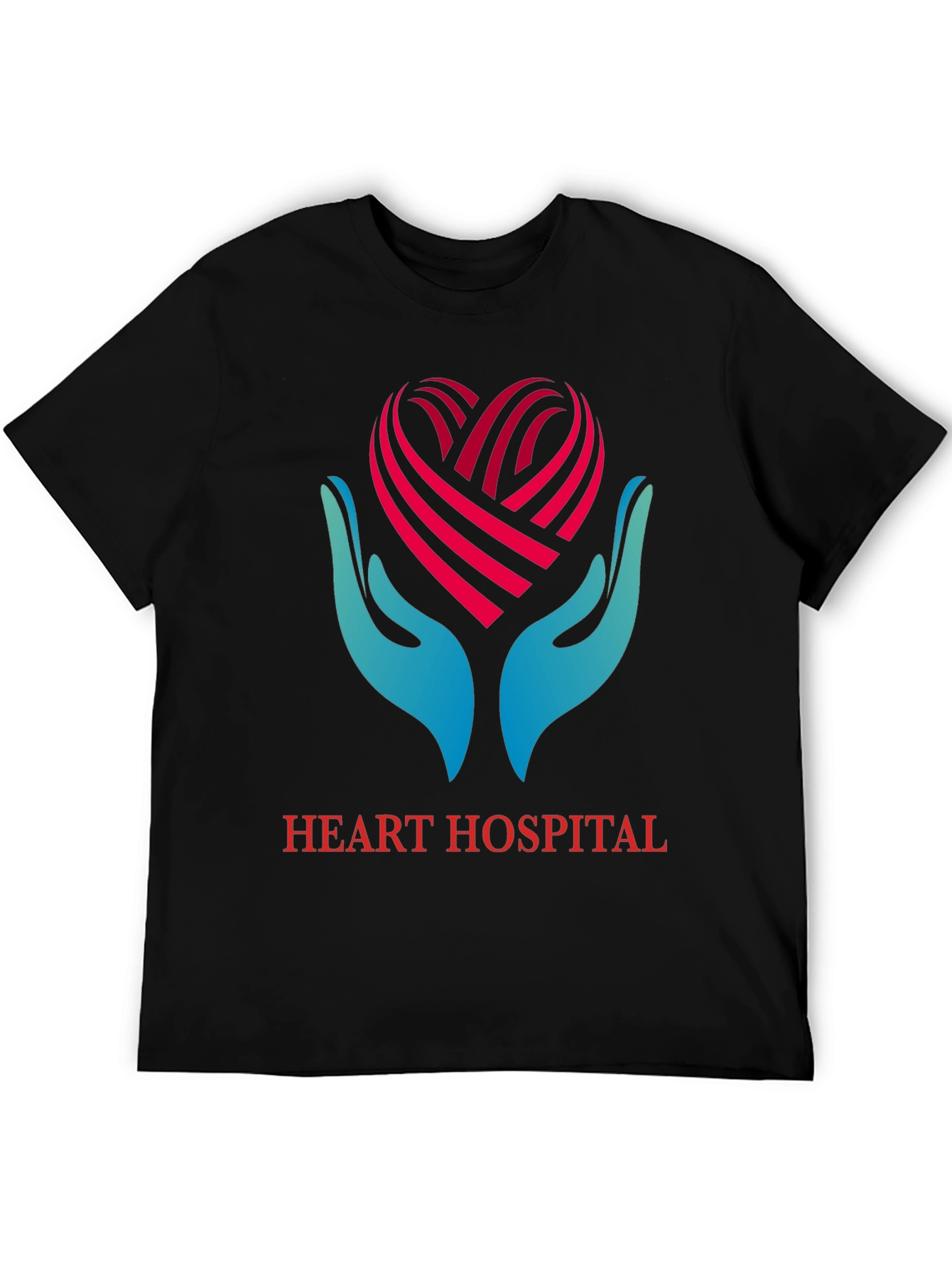 Heart Hospital Graphic T-Shirt - Medical Love Tee
