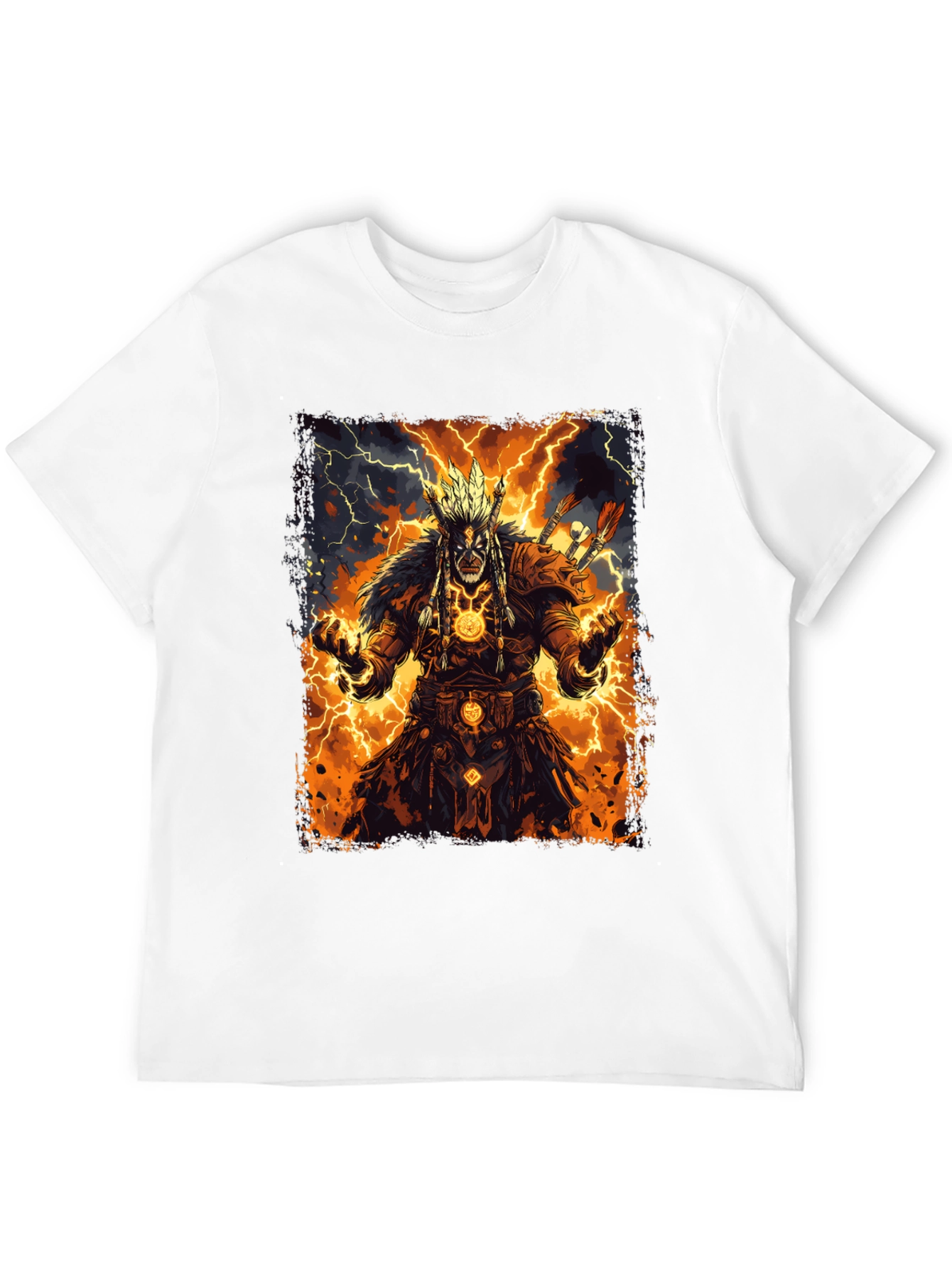 Electric Shaman Graphic Tee - Black T-Shirt