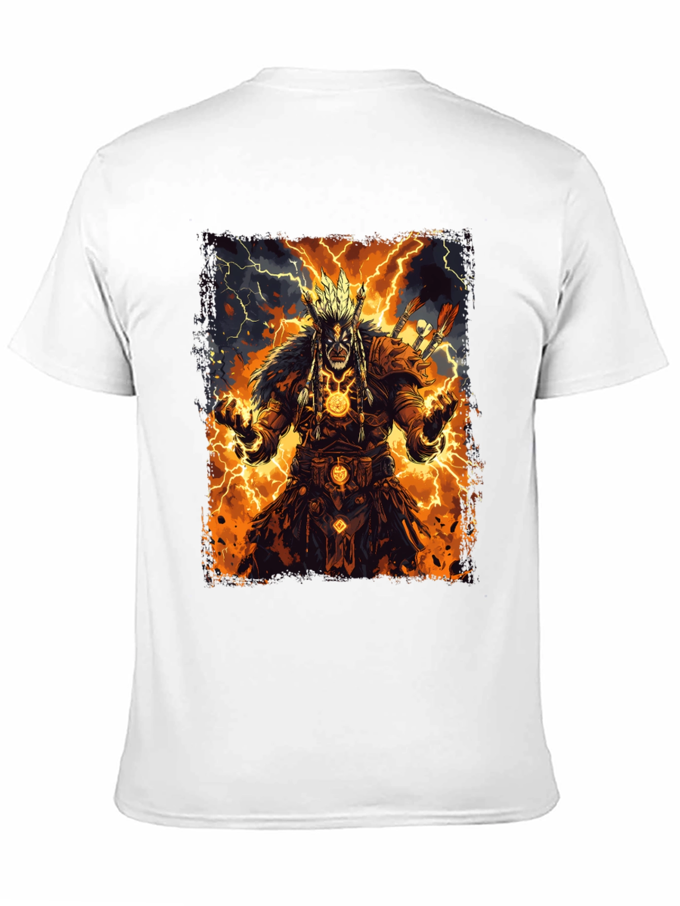 Electric Shaman Graphic Tee - Black T-Shirt