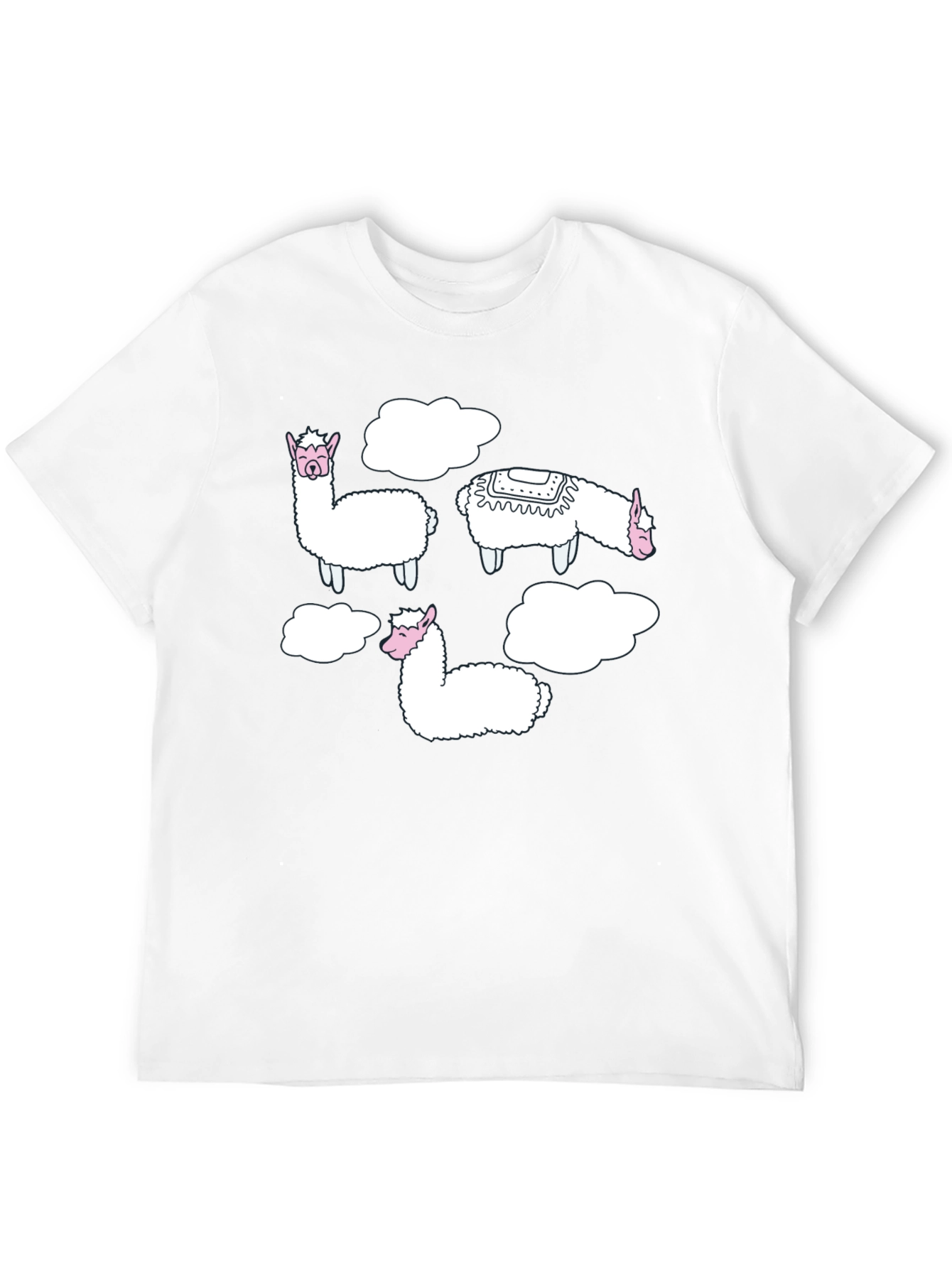 Llama Cloud T-Shirt - Mens Black Tee