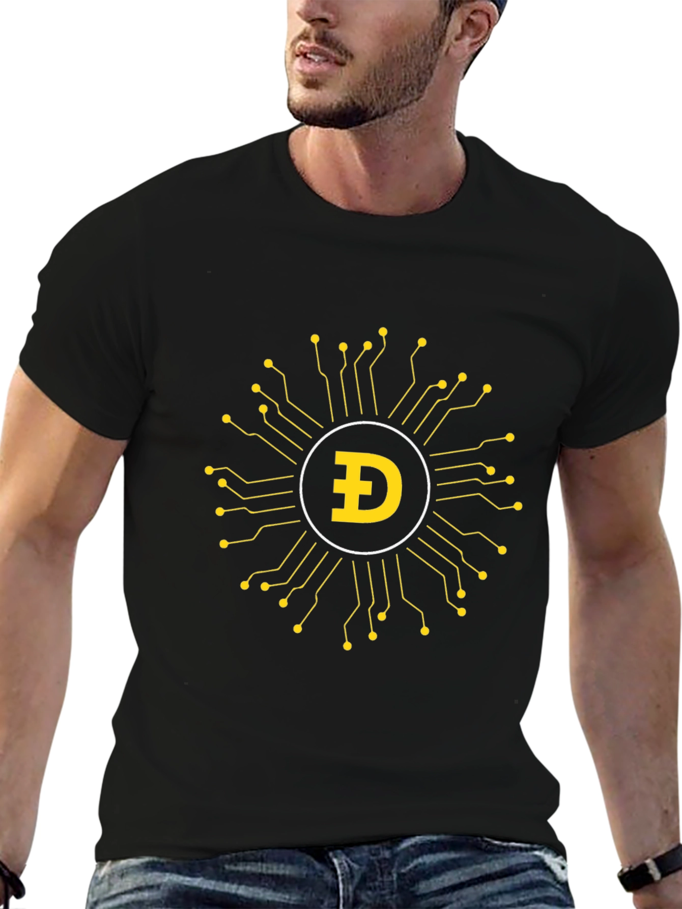 DogeCoin Circuit T-Shirt - Crypto Style