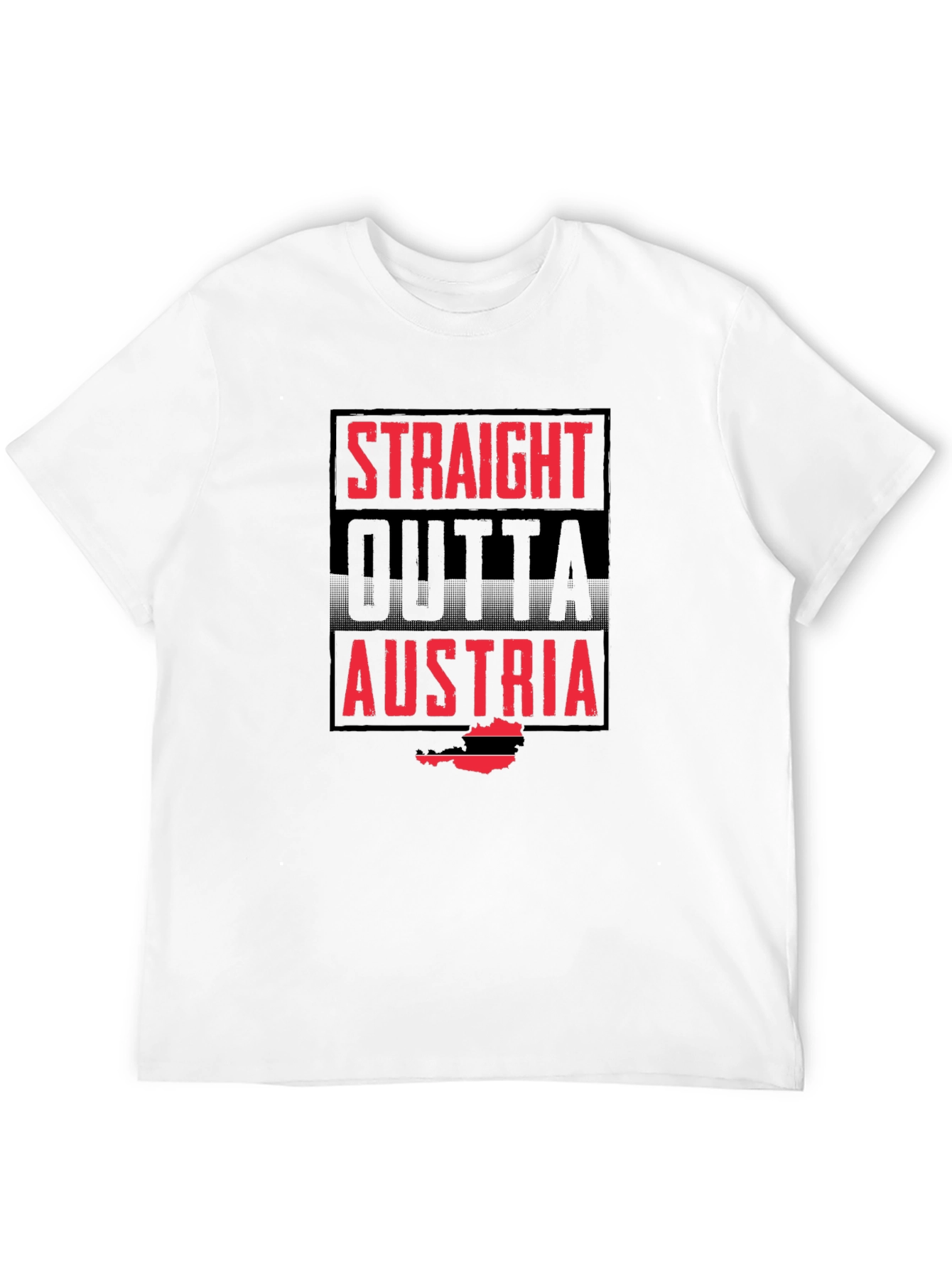 Straight Outta Austria Graphic T-Shirt