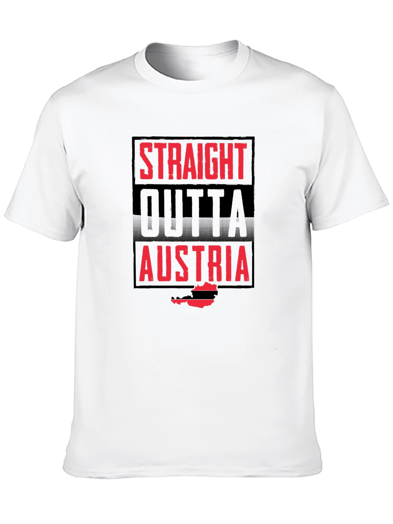 Straight Outta Austria Graphic T-Shirt