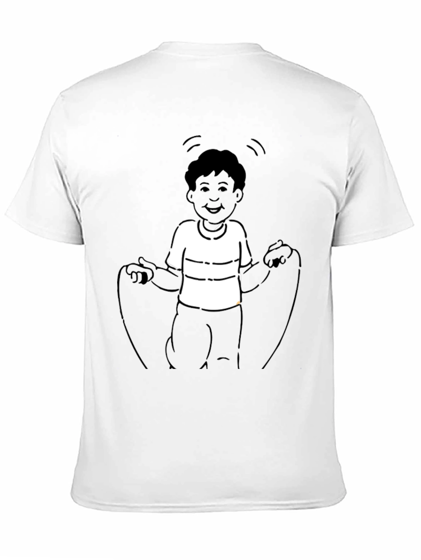 Cartoon Kid Black T-Shirt