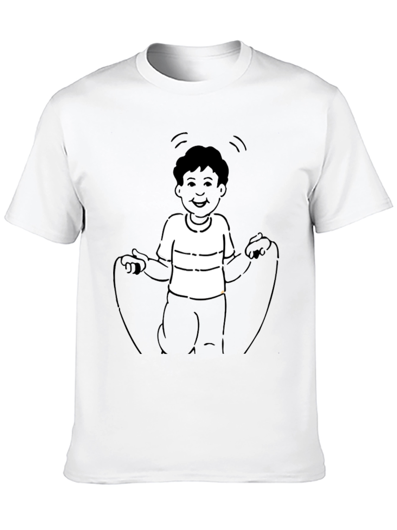 Cartoon Kid Black T-Shirt