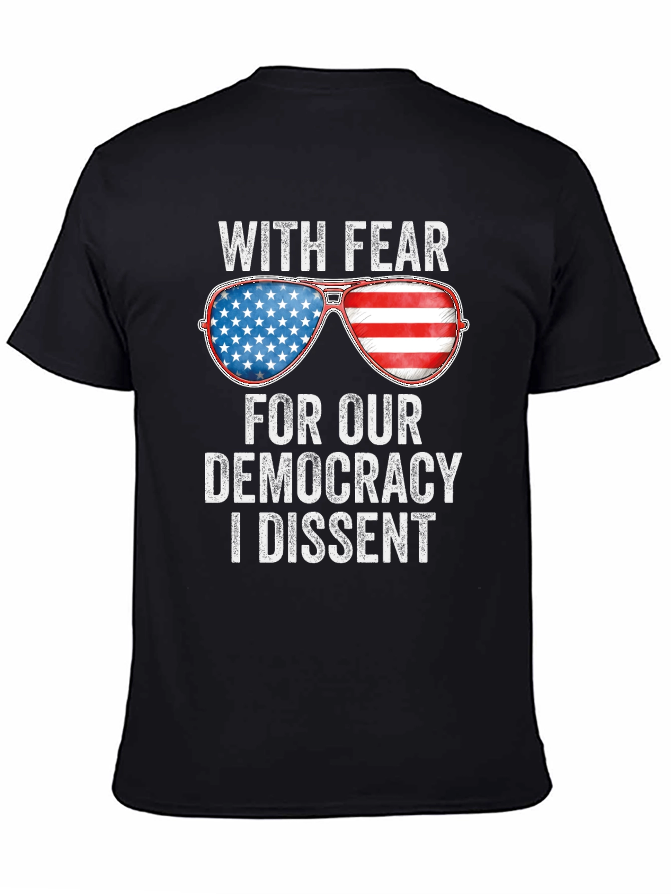 With Fear For Our Democracy Graphic T-Shirt
