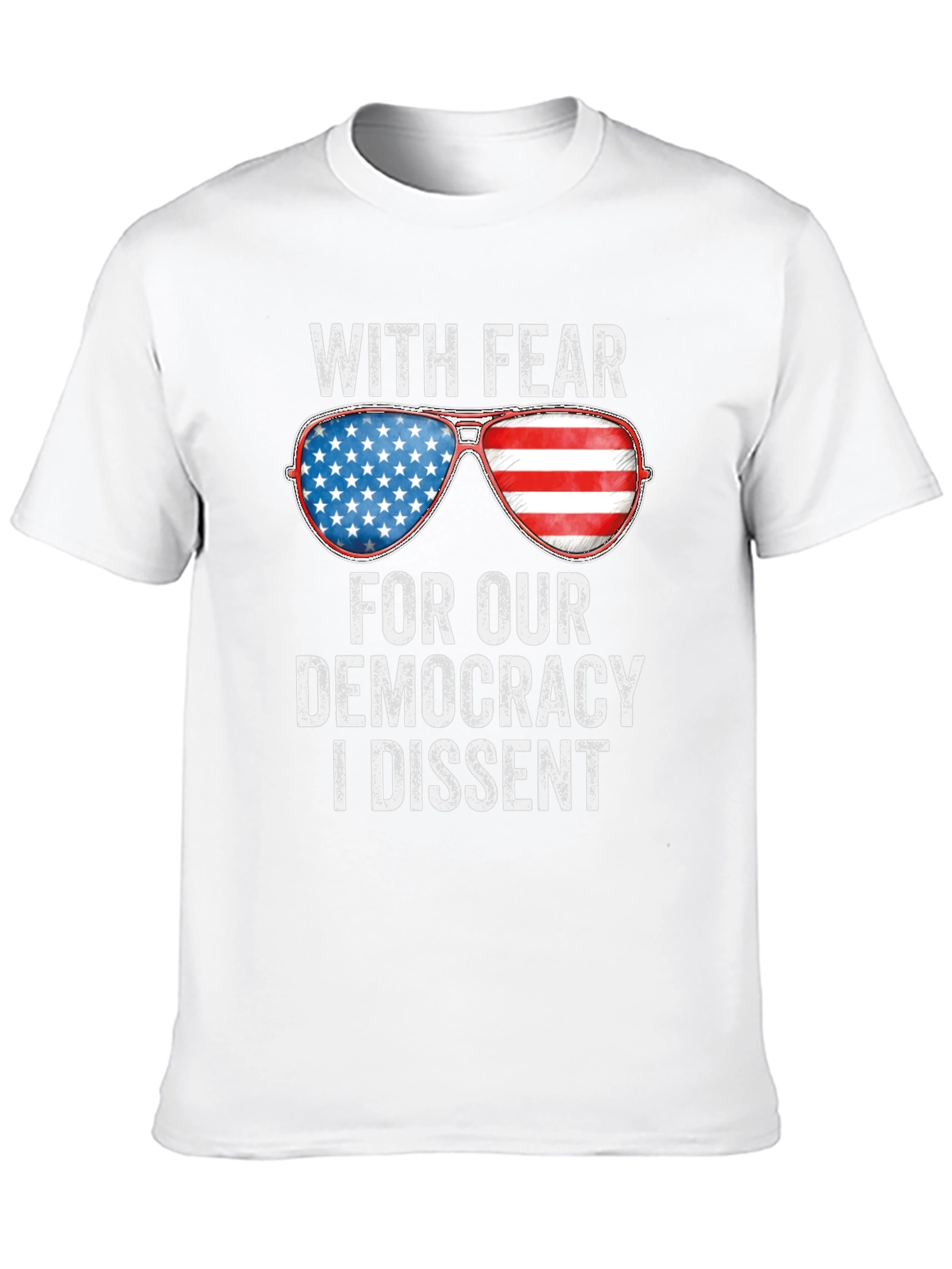 With Fear For Our Democracy Graphic T-Shirt