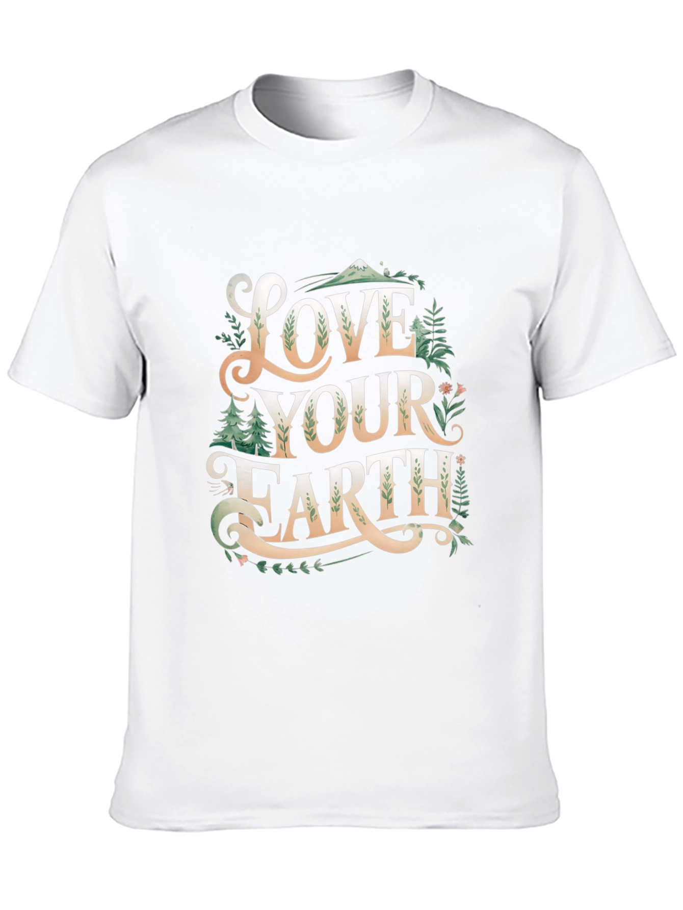 Love Your Earth Graphic T-Shirt - Black