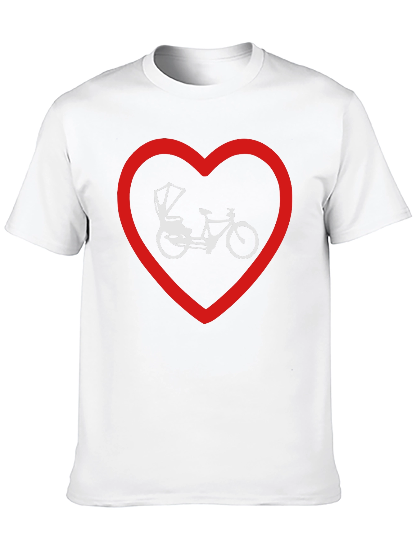 Heart Rickshaw Graphic Tee - Stylish Black T-Shirt