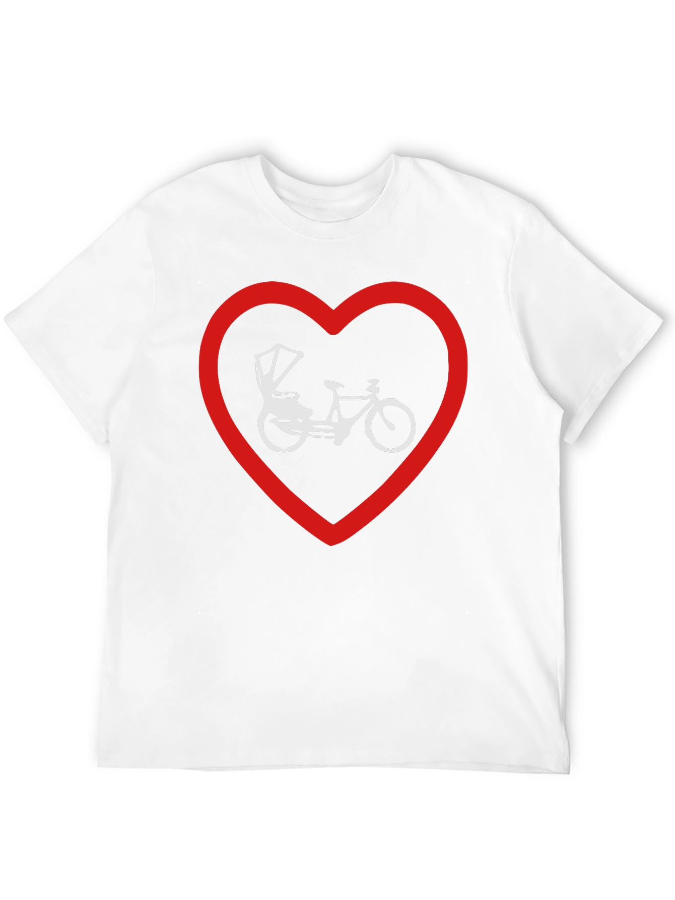 Heart Rickshaw Graphic Tee - Stylish Black T-Shirt