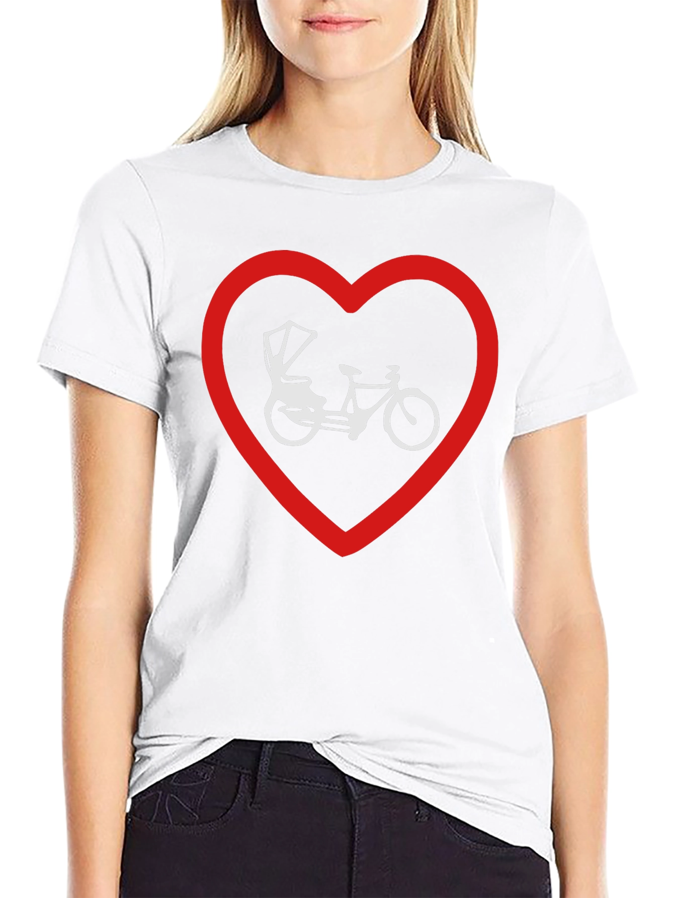 Heart Rickshaw Graphic Tee - Stylish Black T-Shirt