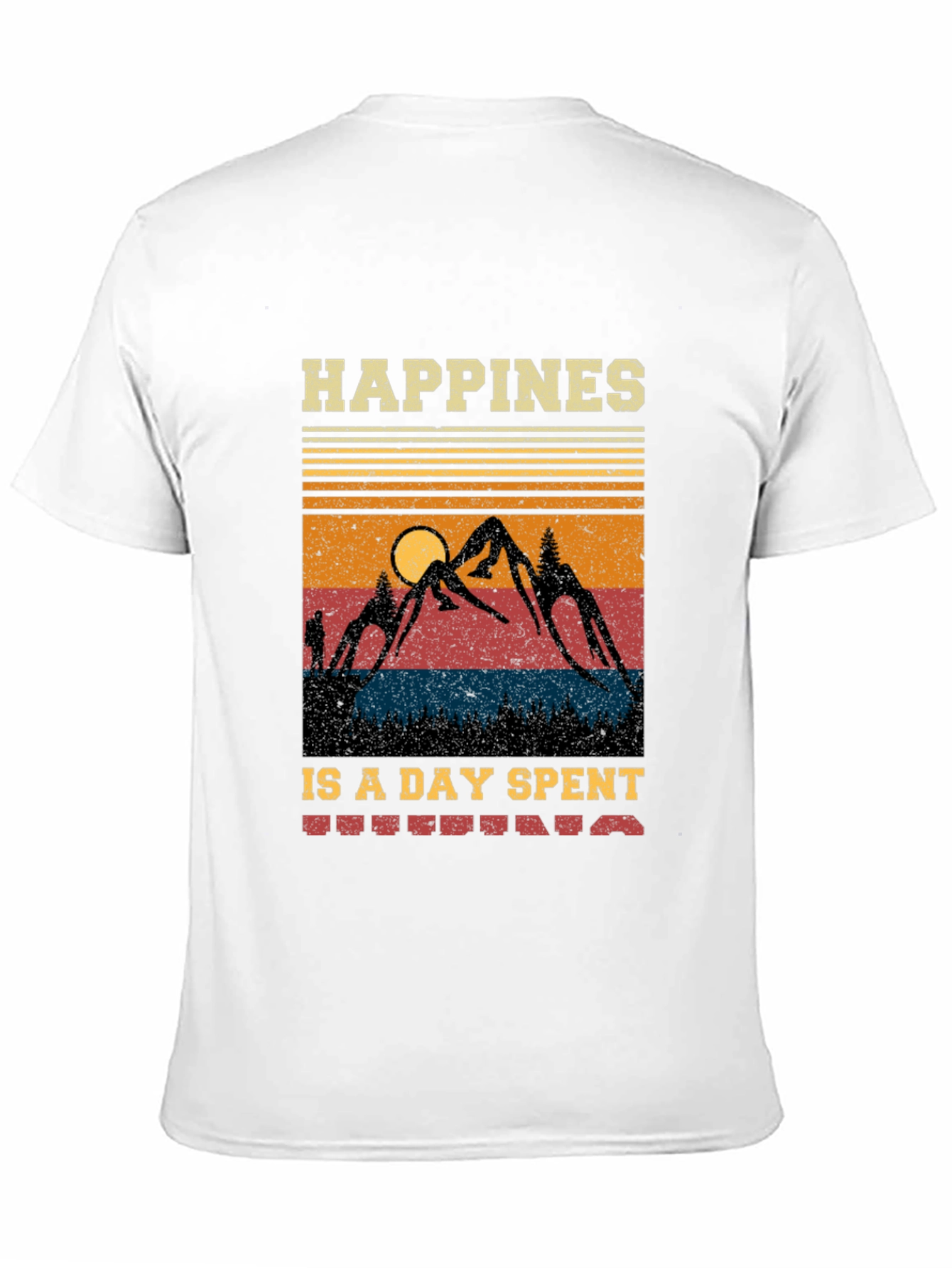 Hiking Adventure T-Shirt - Mountain Scene
