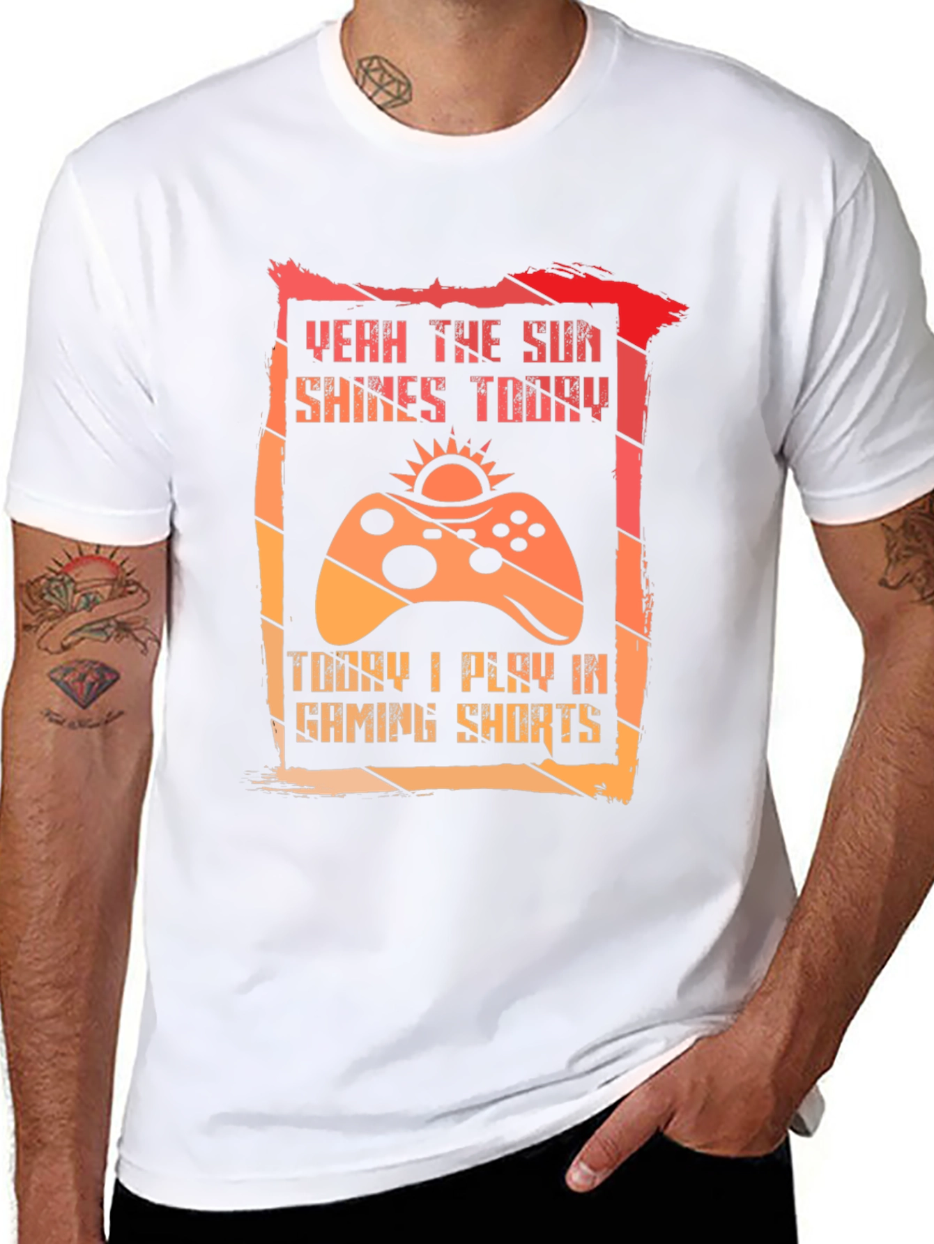 Gaming Shorts T-Shirt Gamer Apparel