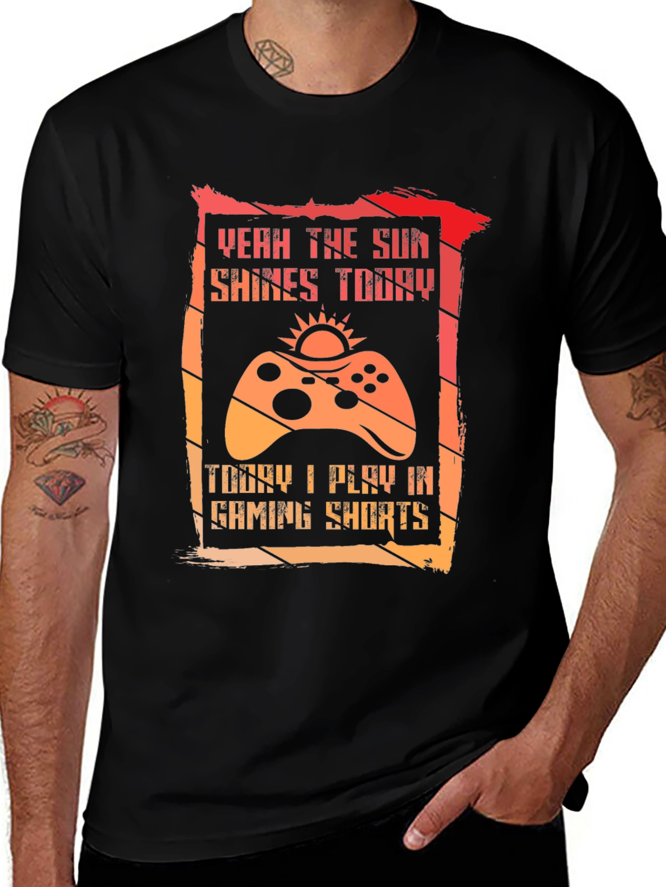 Gaming Shorts T-Shirt Gamer Apparel