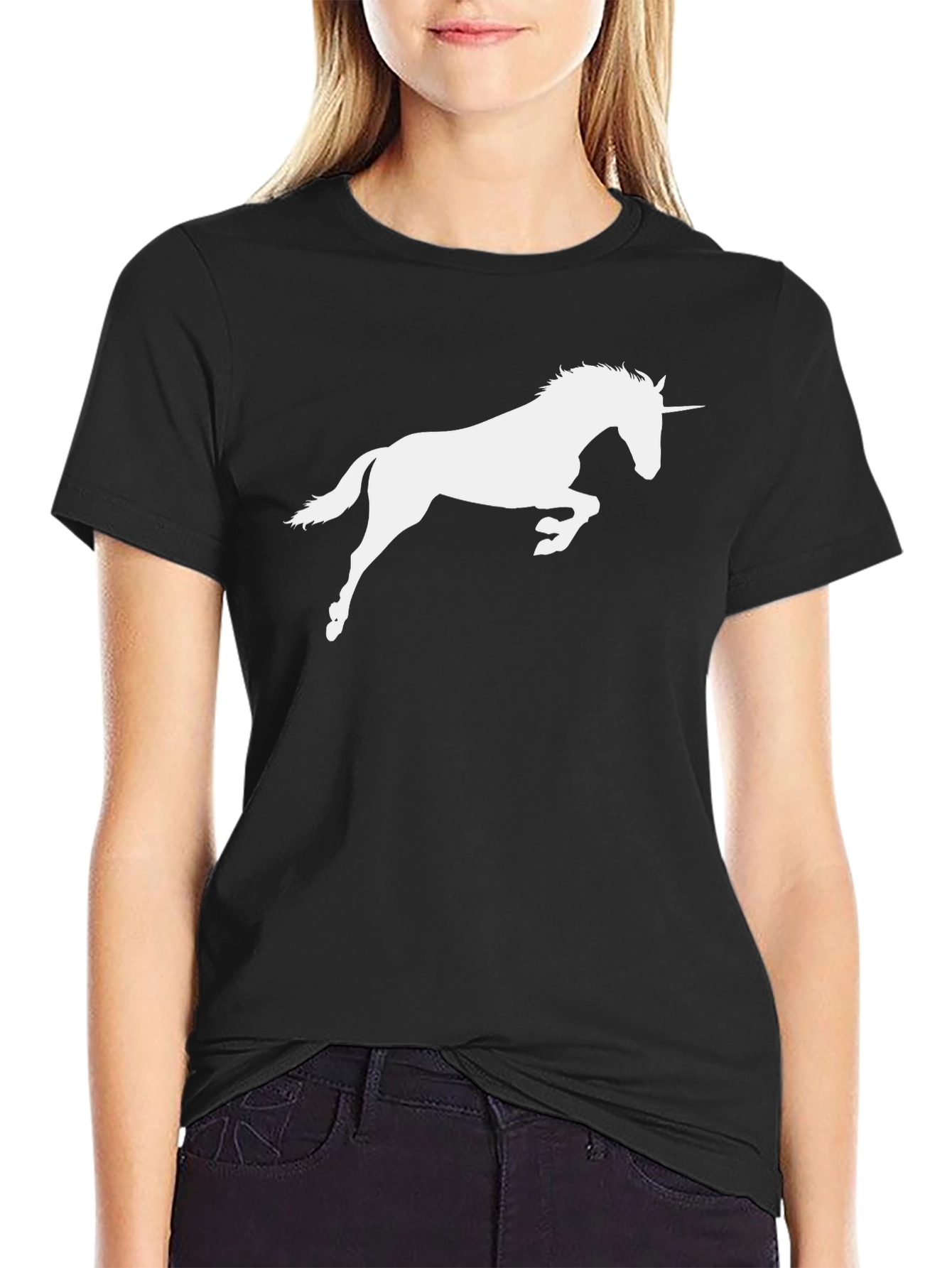 Unicorn Graphic Tee - Black