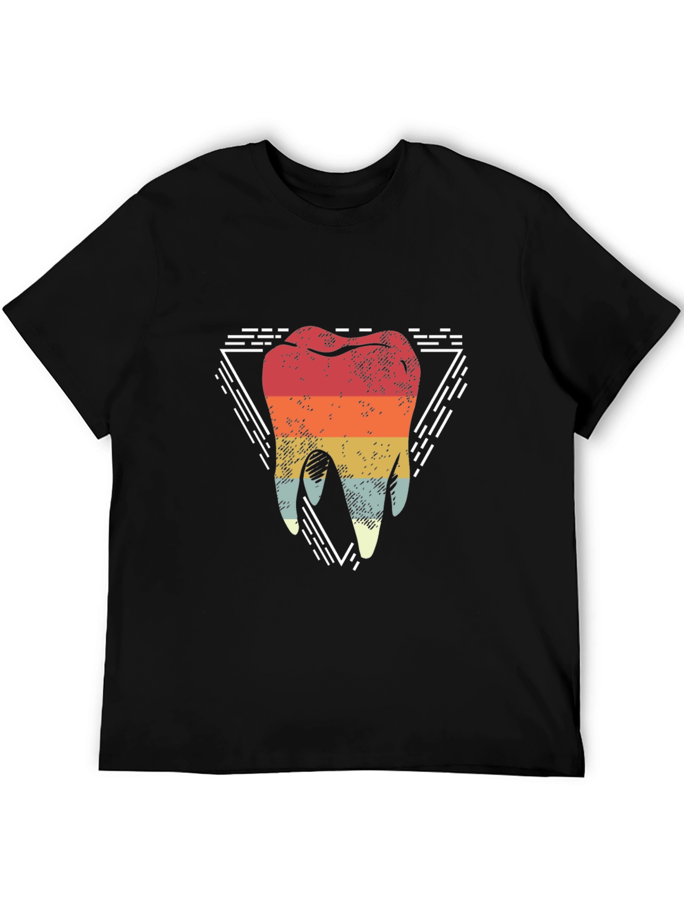 Retro Tooth Graphic T-Shirt Dental Humor Tee