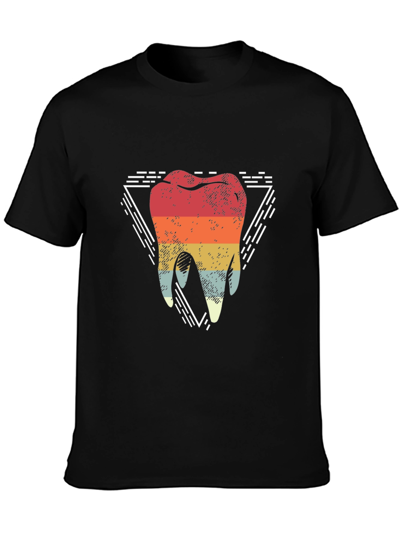 Retro Tooth Graphic T-Shirt Dental Humor Tee