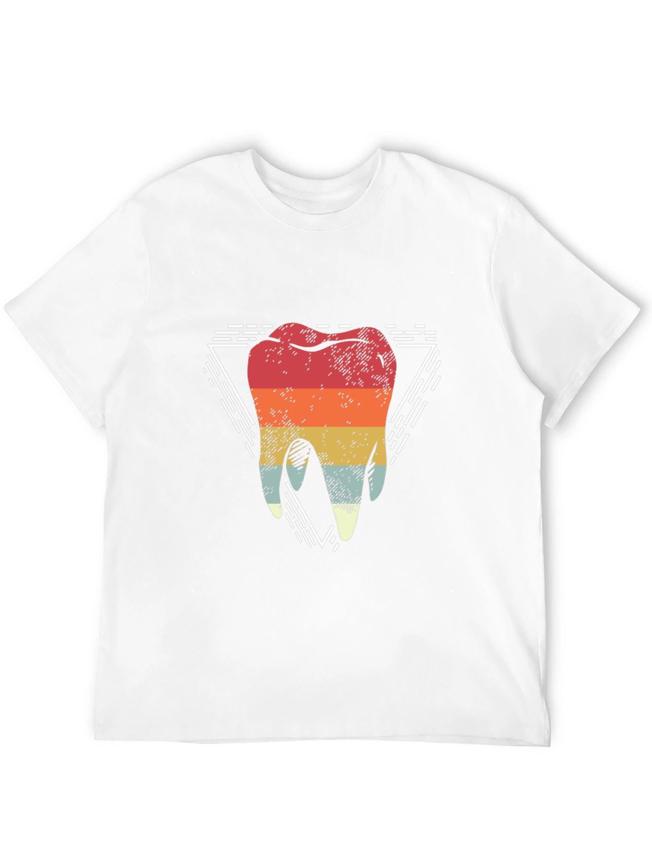 Retro Tooth Graphic T-Shirt Dental Humor Tee