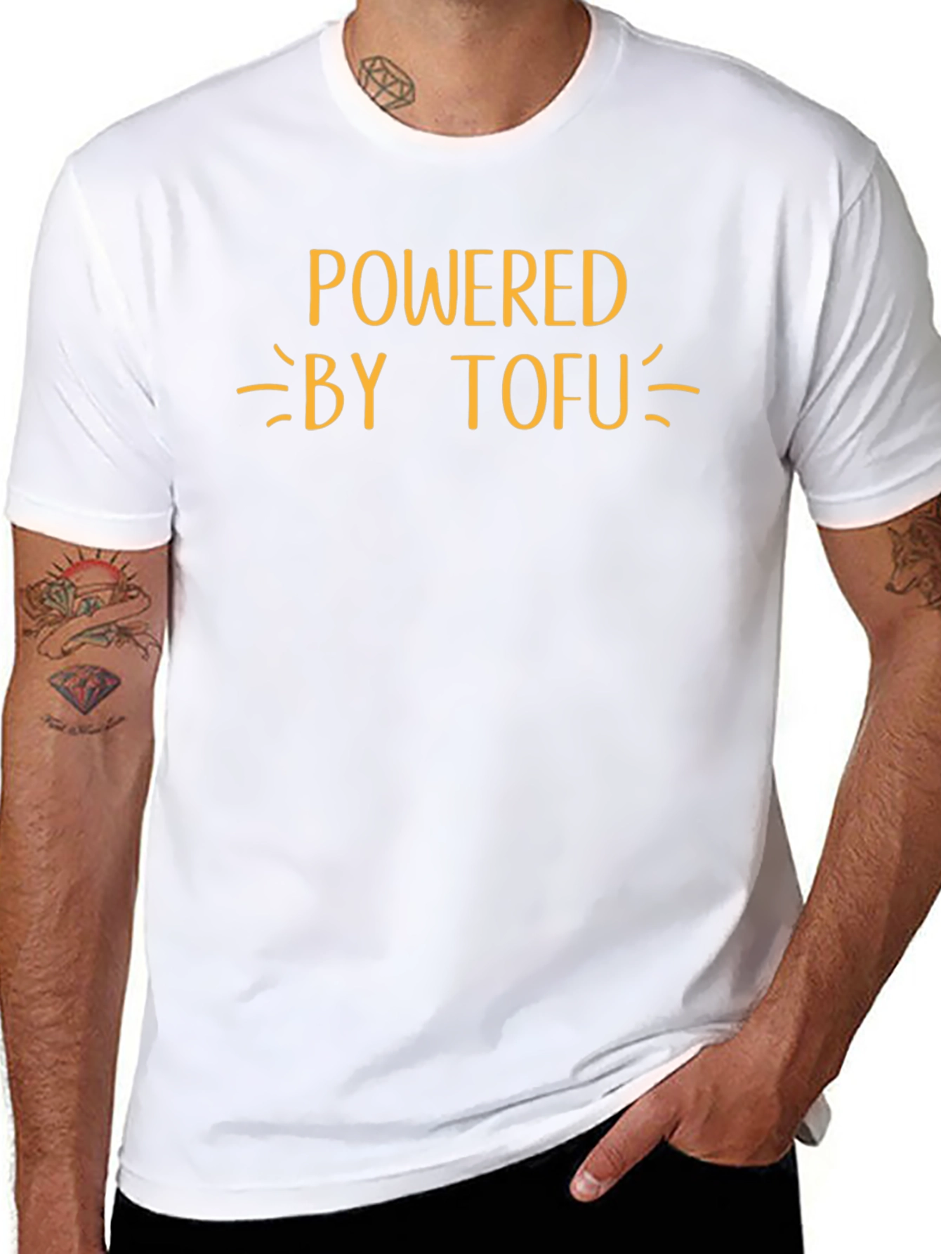Powered By Tofu Vegan T-Shirt - Unisex