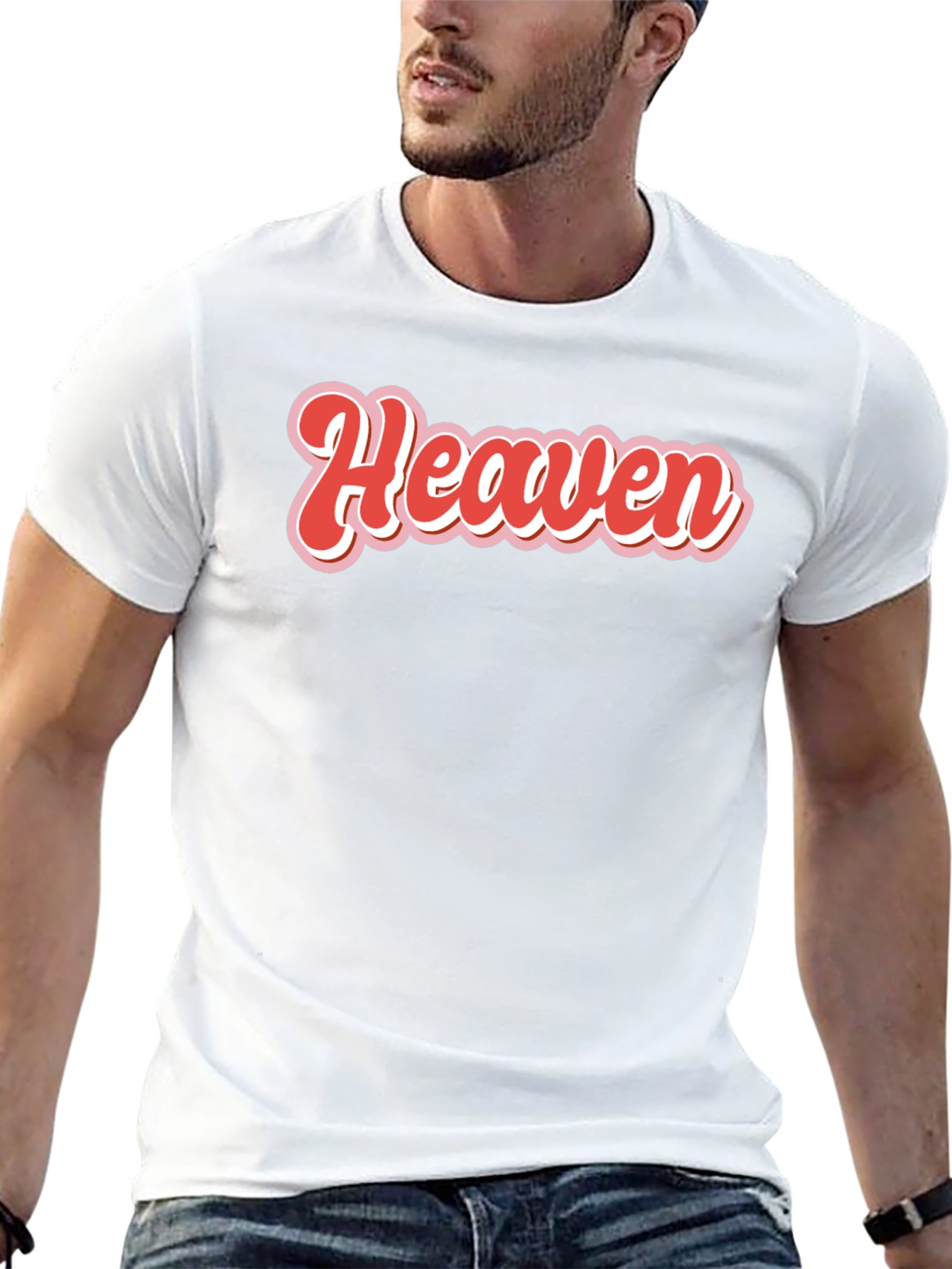 Retro Heaven Graphic T-Shirt - Black